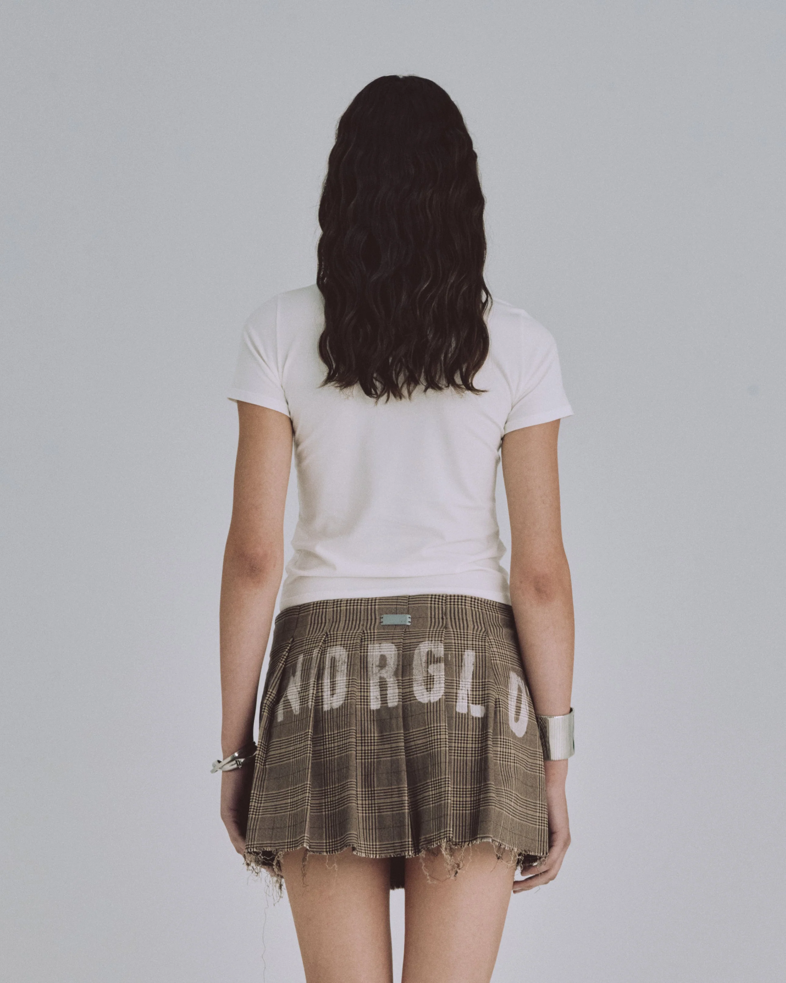 94' Gothic UG Long Baby Tee White - Image 7