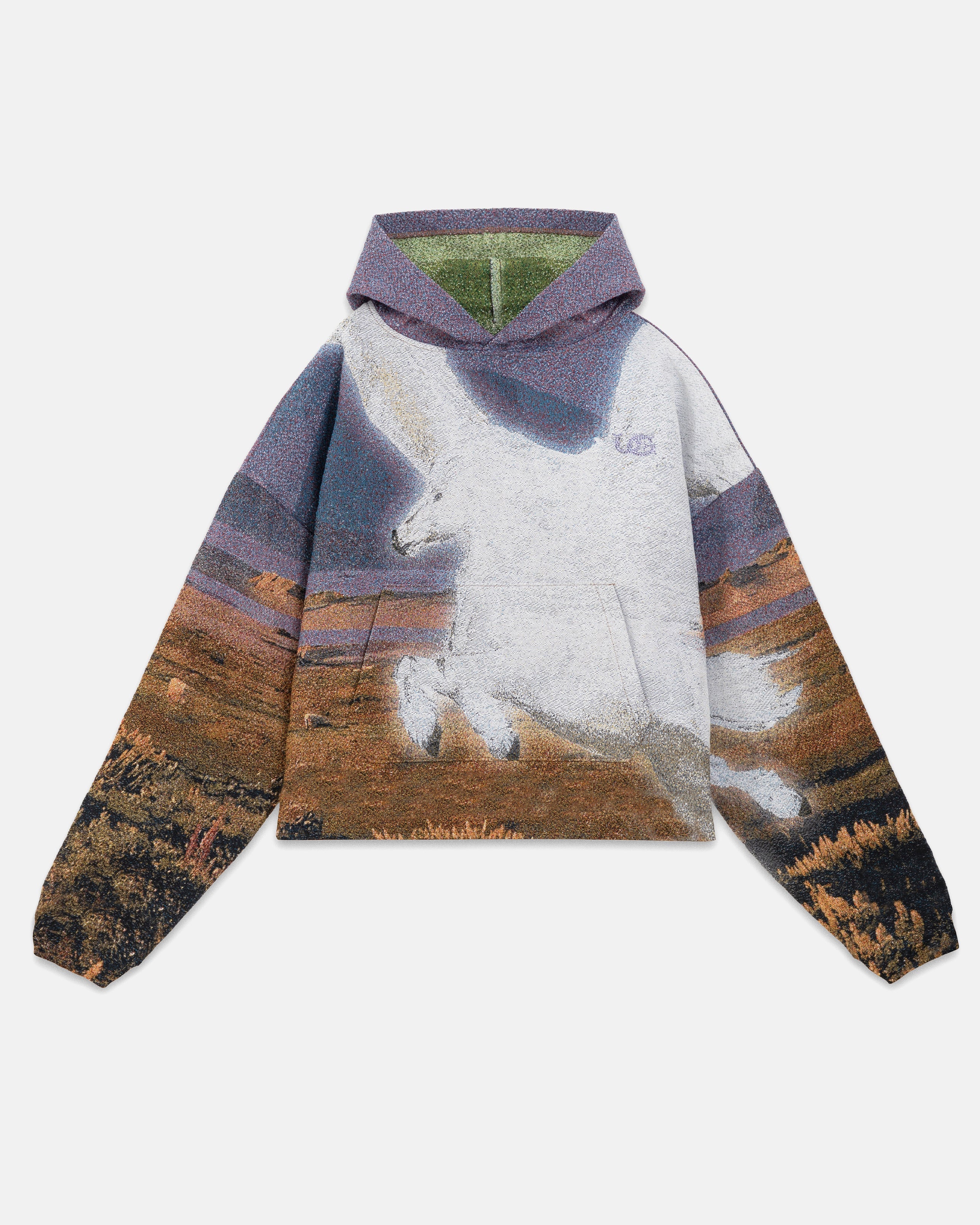 94' Skyborn Knit Hoodie Skyborn Pattern - Image 3