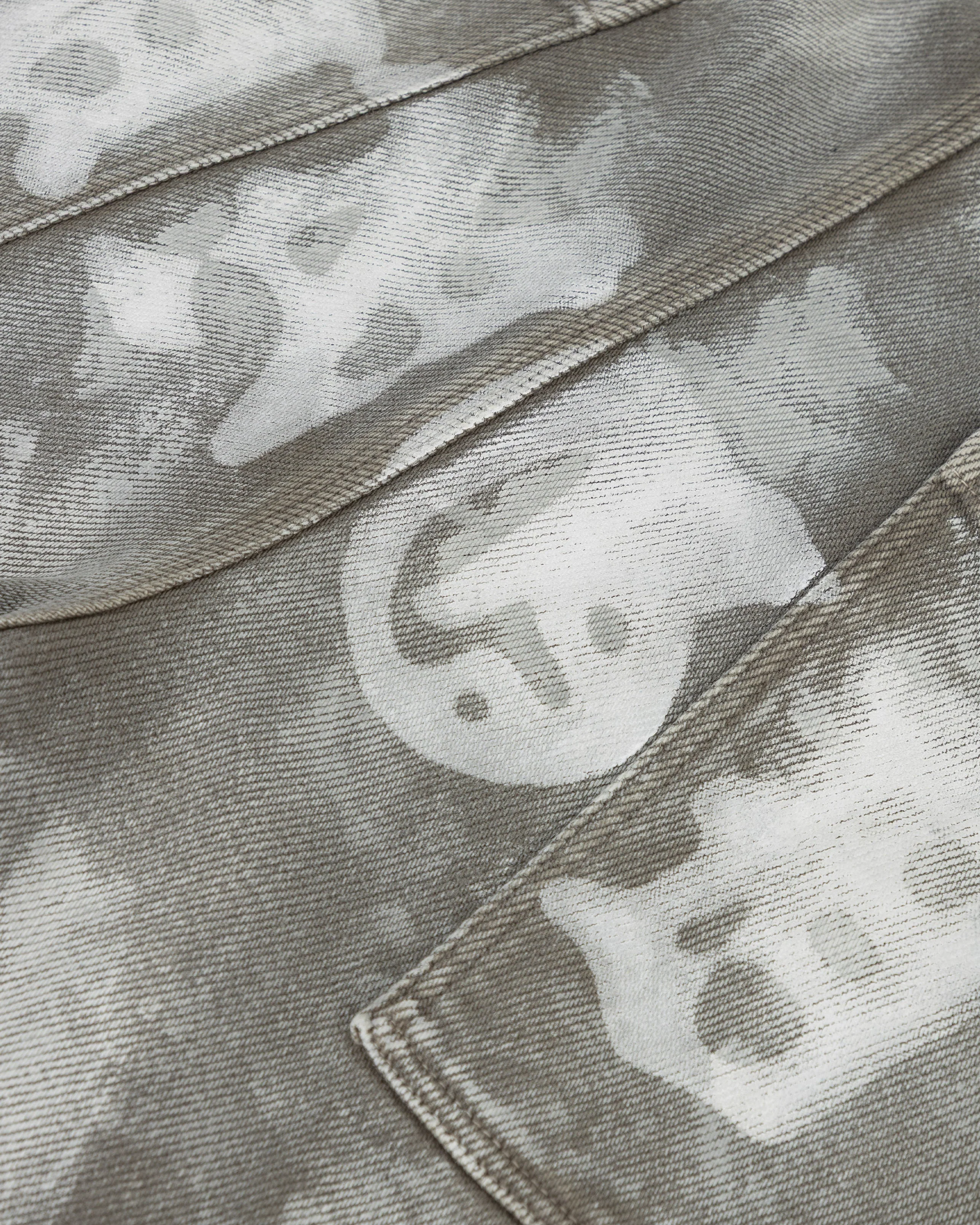 94' UDGD Riveted Painted Jorts Painted Gray - Image 5