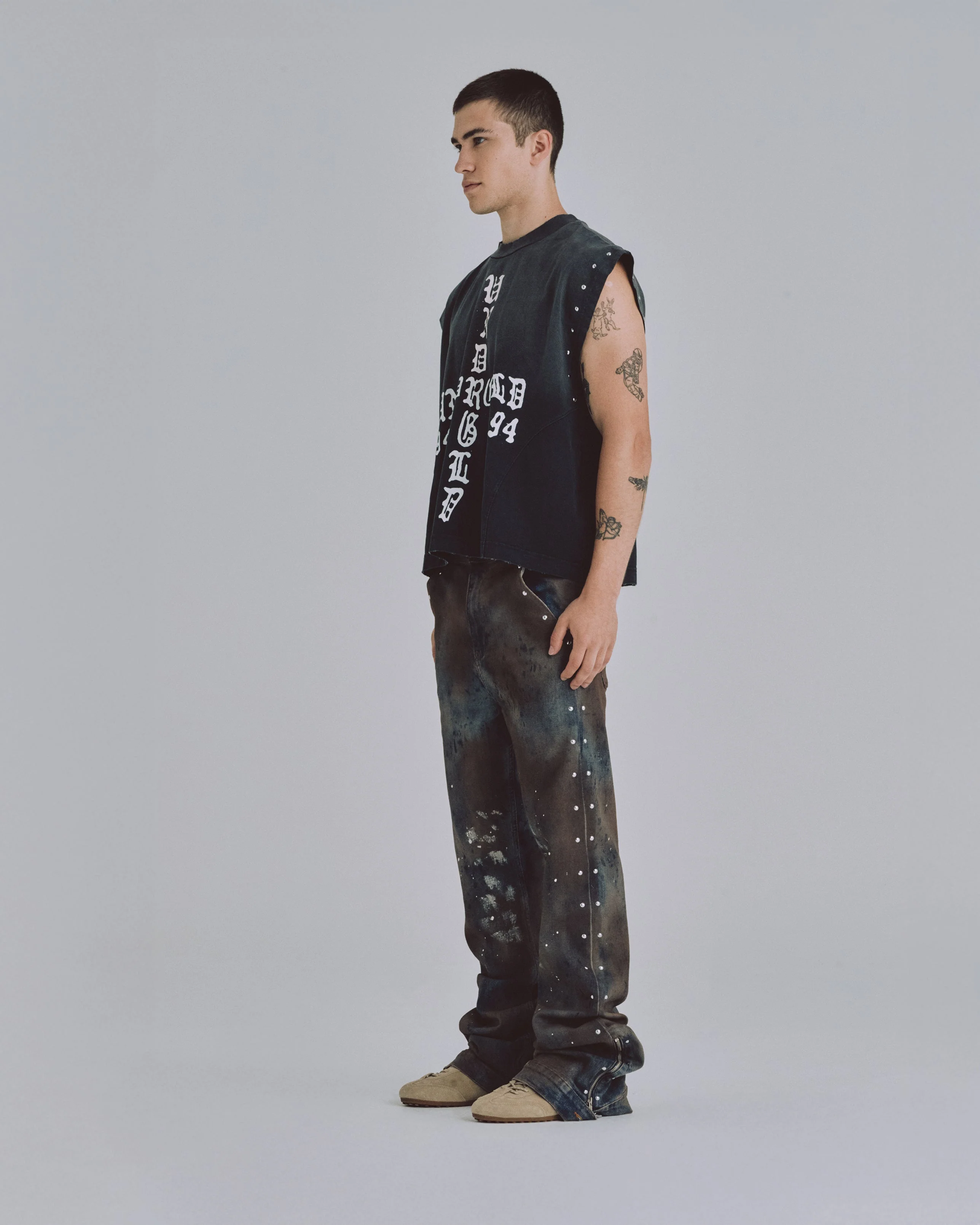 94' UNDRGLD Sleeveless Tshirt Sandblast Black - Image 5