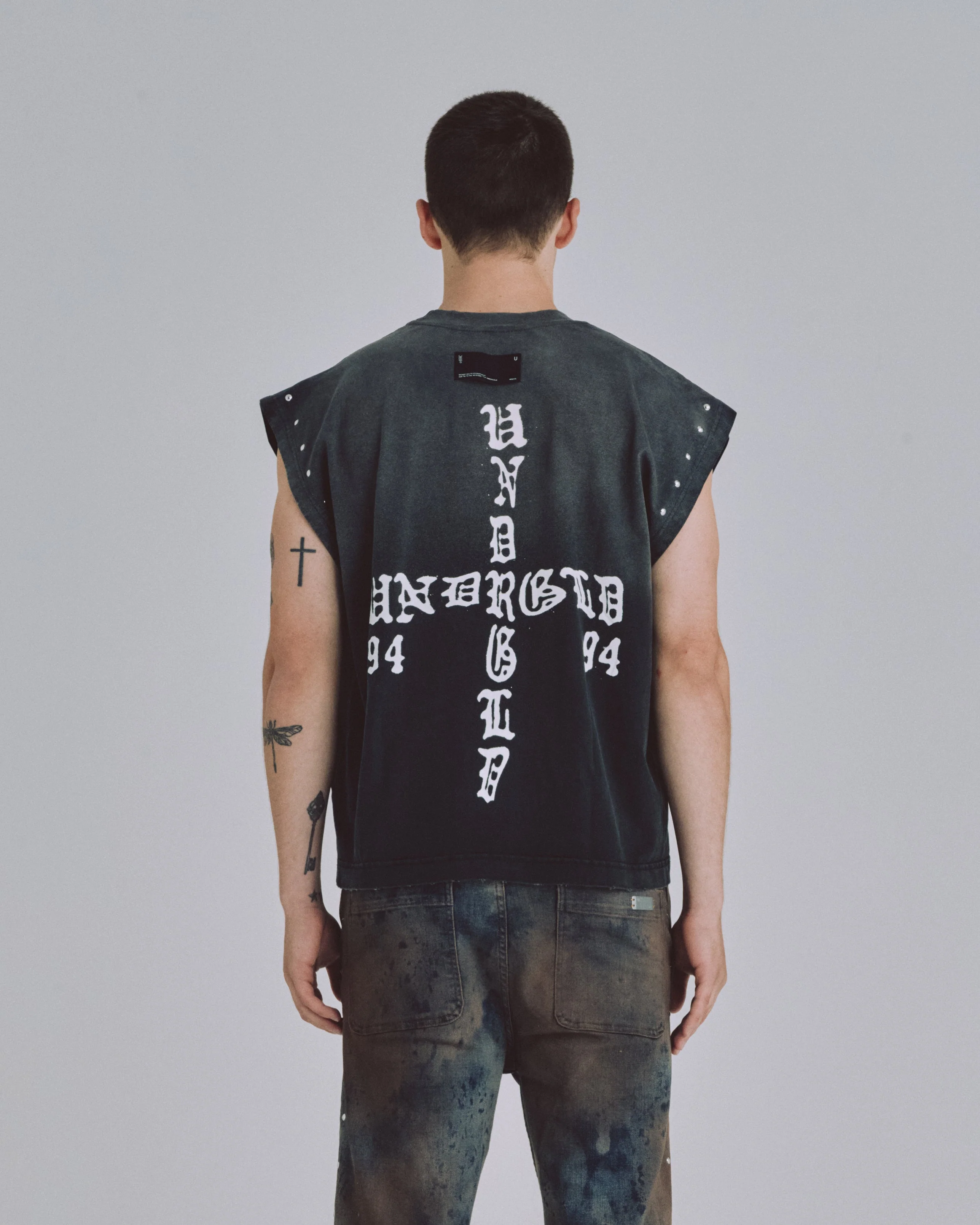 94' UNDRGLD Sleeveless Tshirt Sandblast Black - Image 7