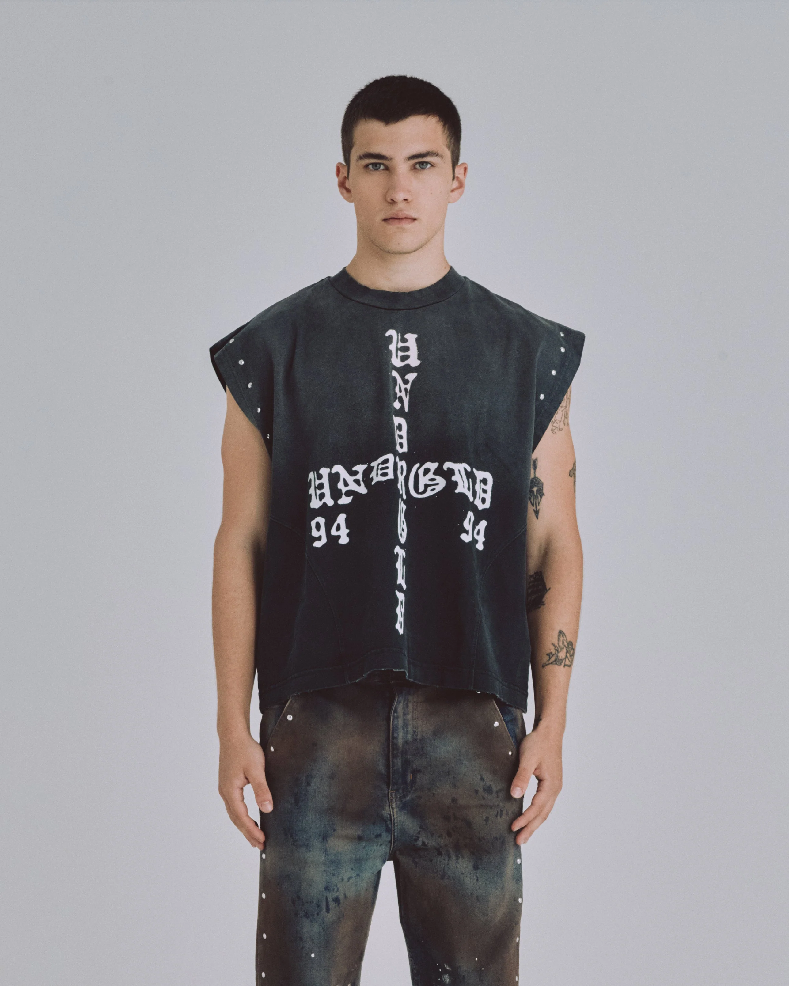 94' UNDRGLD Sleeveless Tshirt Sandblast Black - Image 8