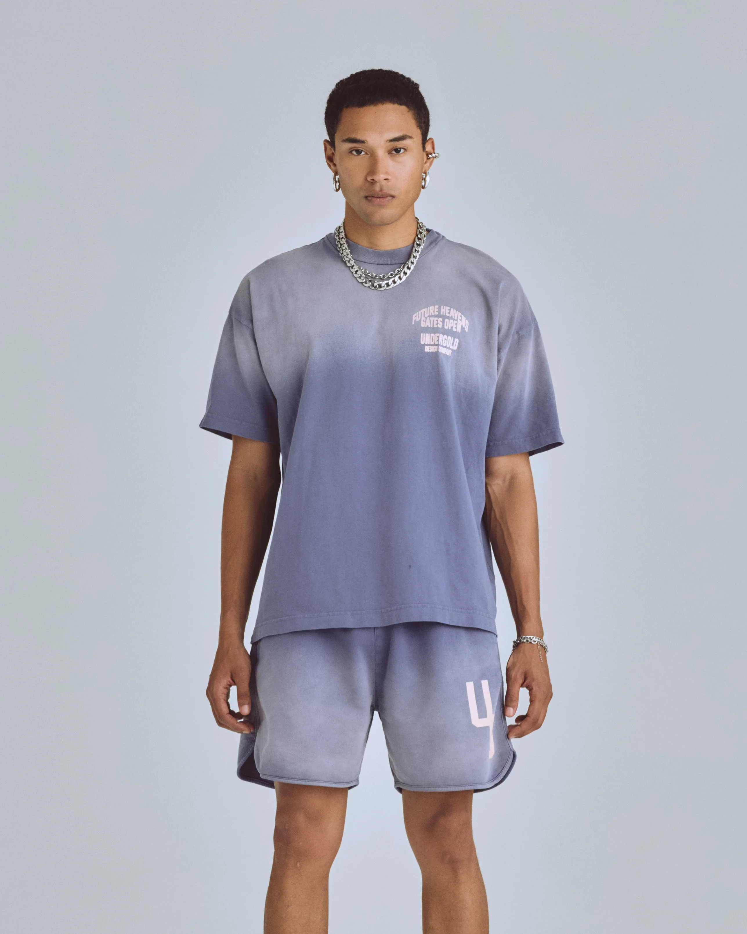 Agnus Dei Future Heavens Tshirt Faded Purple - Image 2