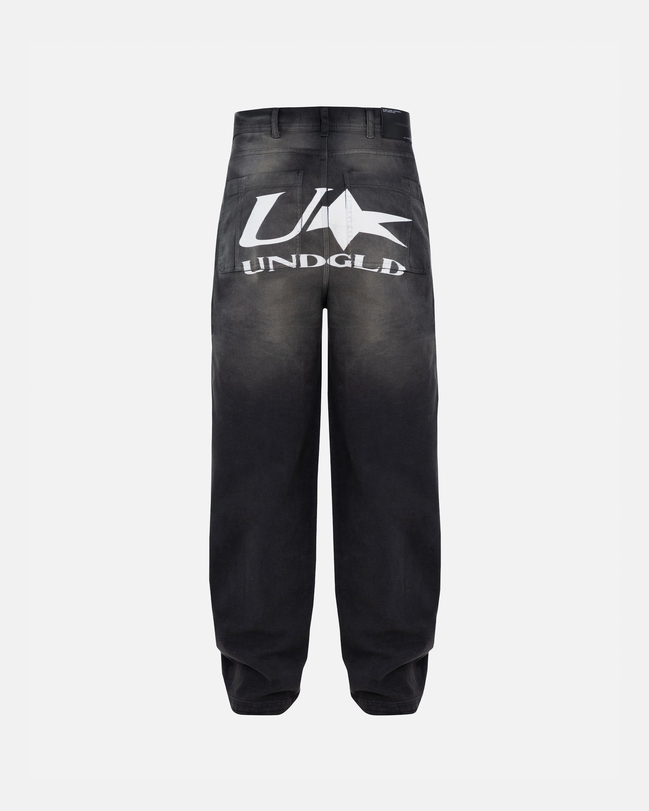 Agnus Dei U Star Wide Jean Dirty Black - Image 3