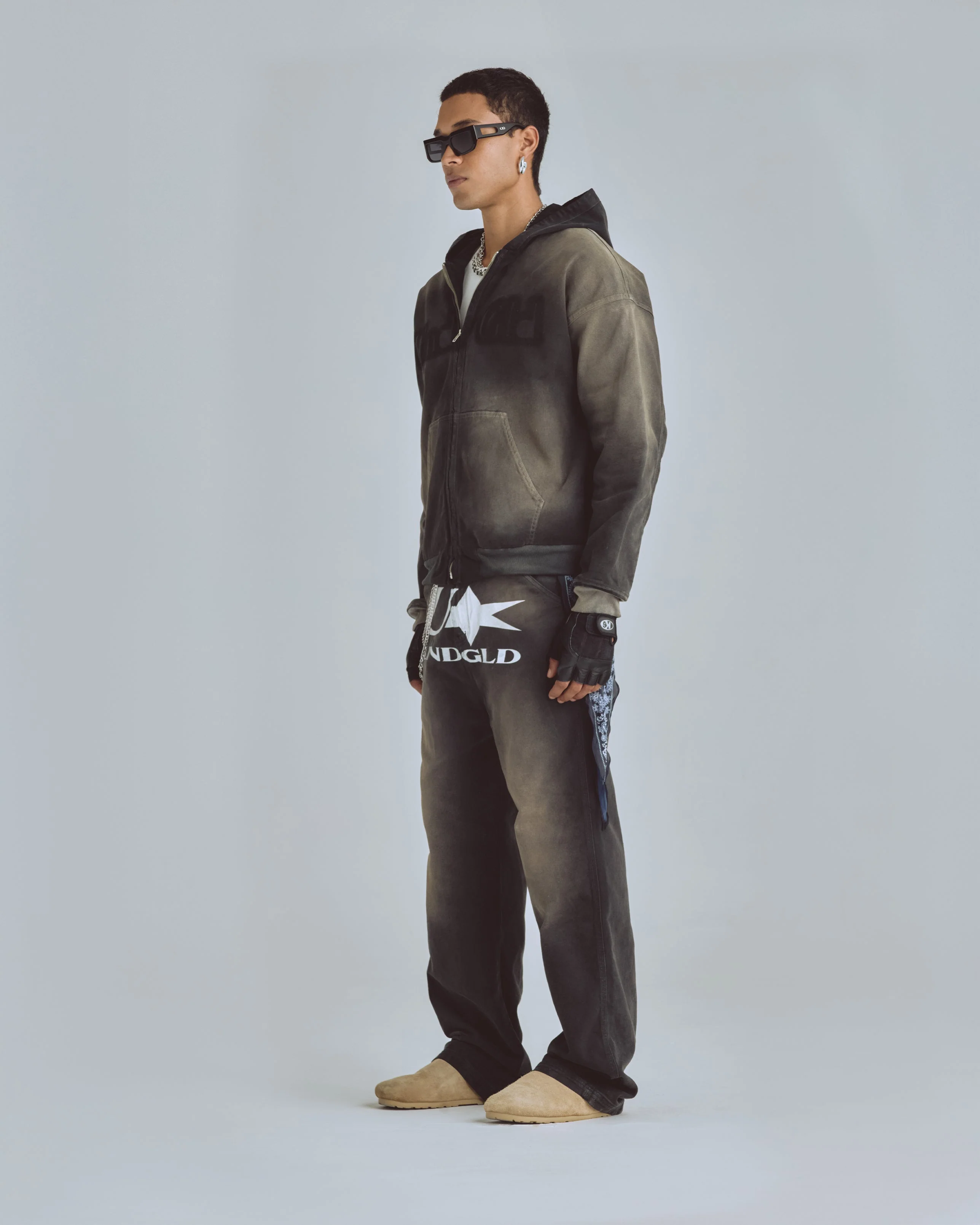 Agnus Dei U Star Wide Jean Dirty Black - Image 5
