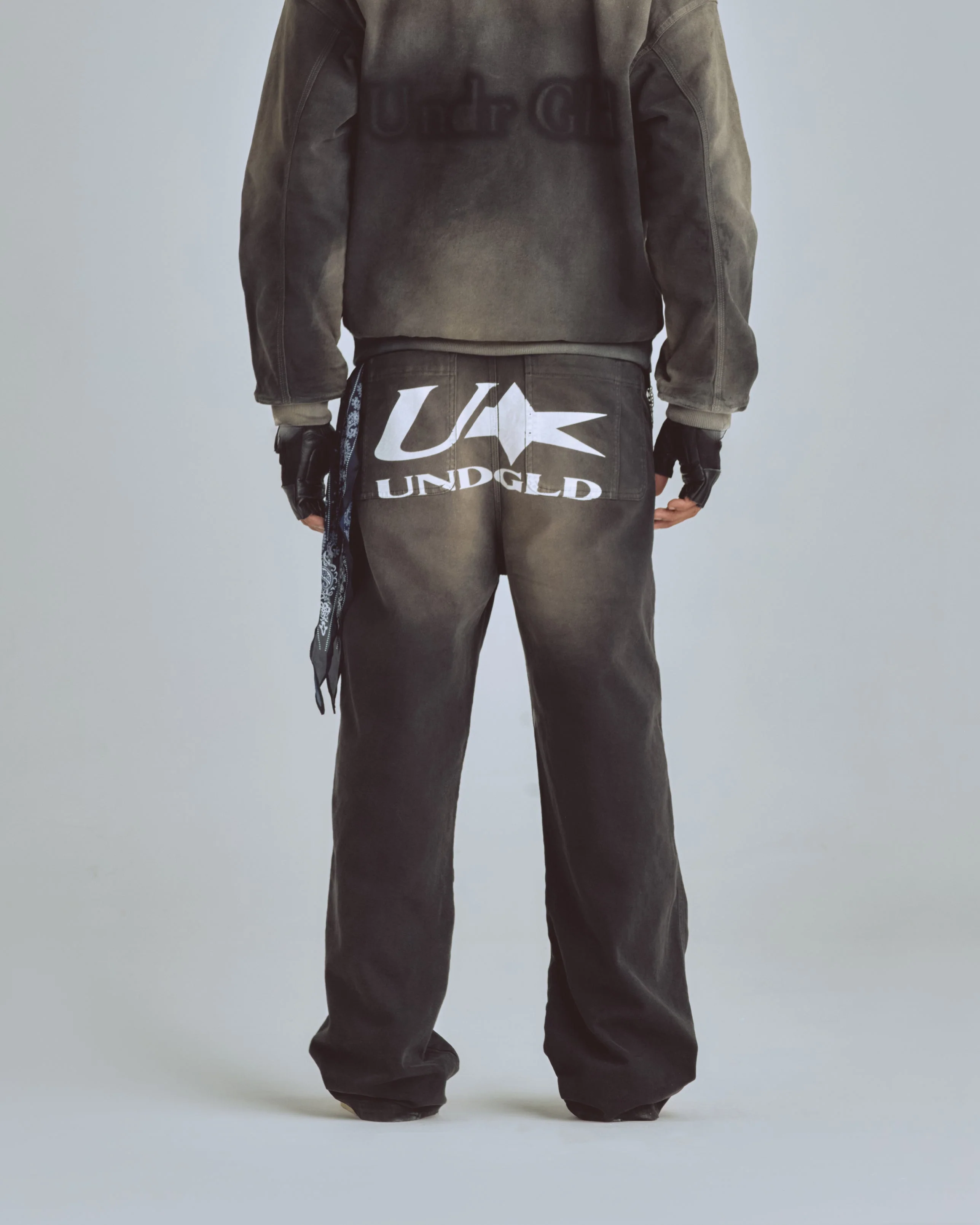 Agnus Dei U Star Wide Jean Dirty Black - Image 7