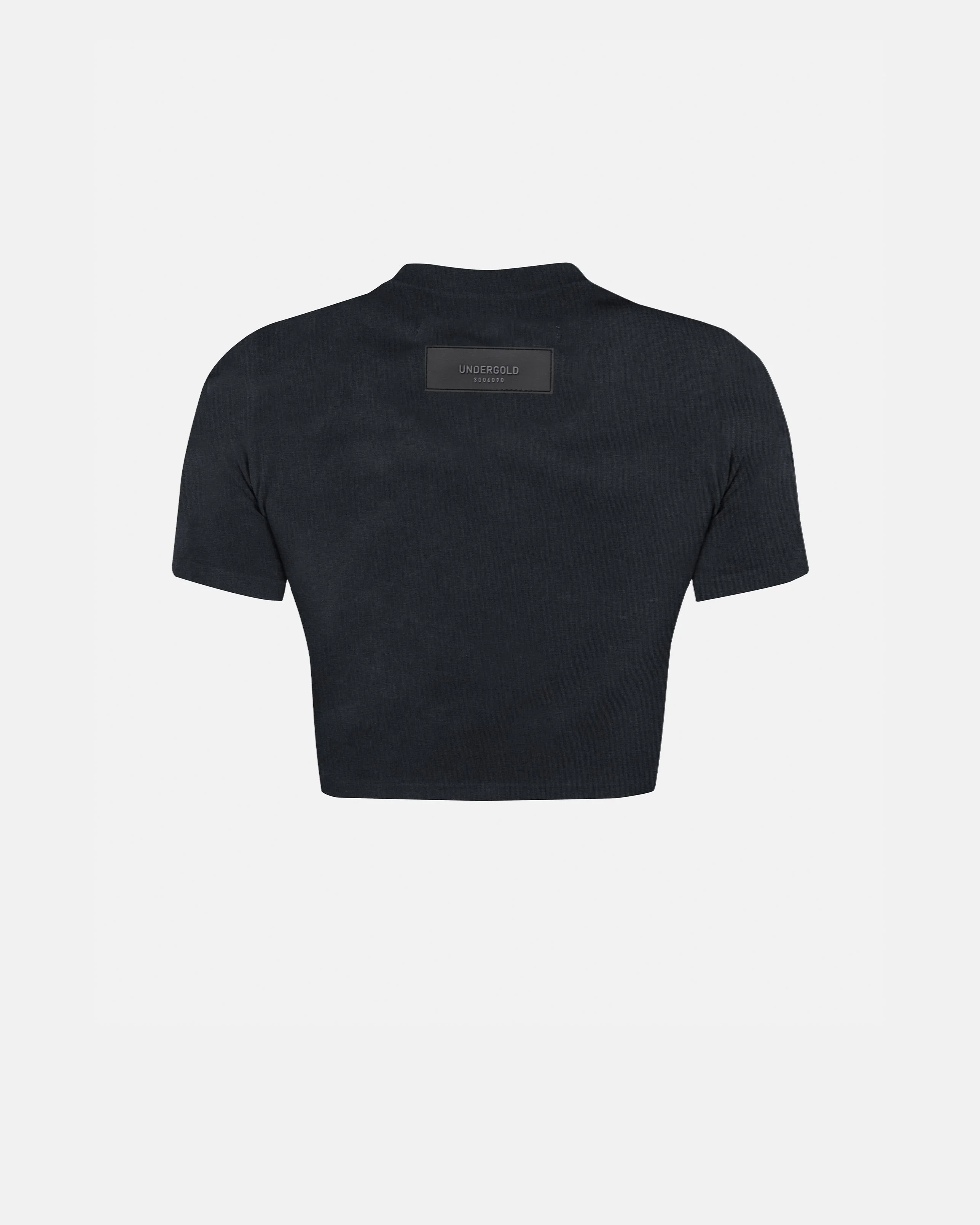 Agnus Dei UNDRGLD Baby Tee Vintage Black - Image 3