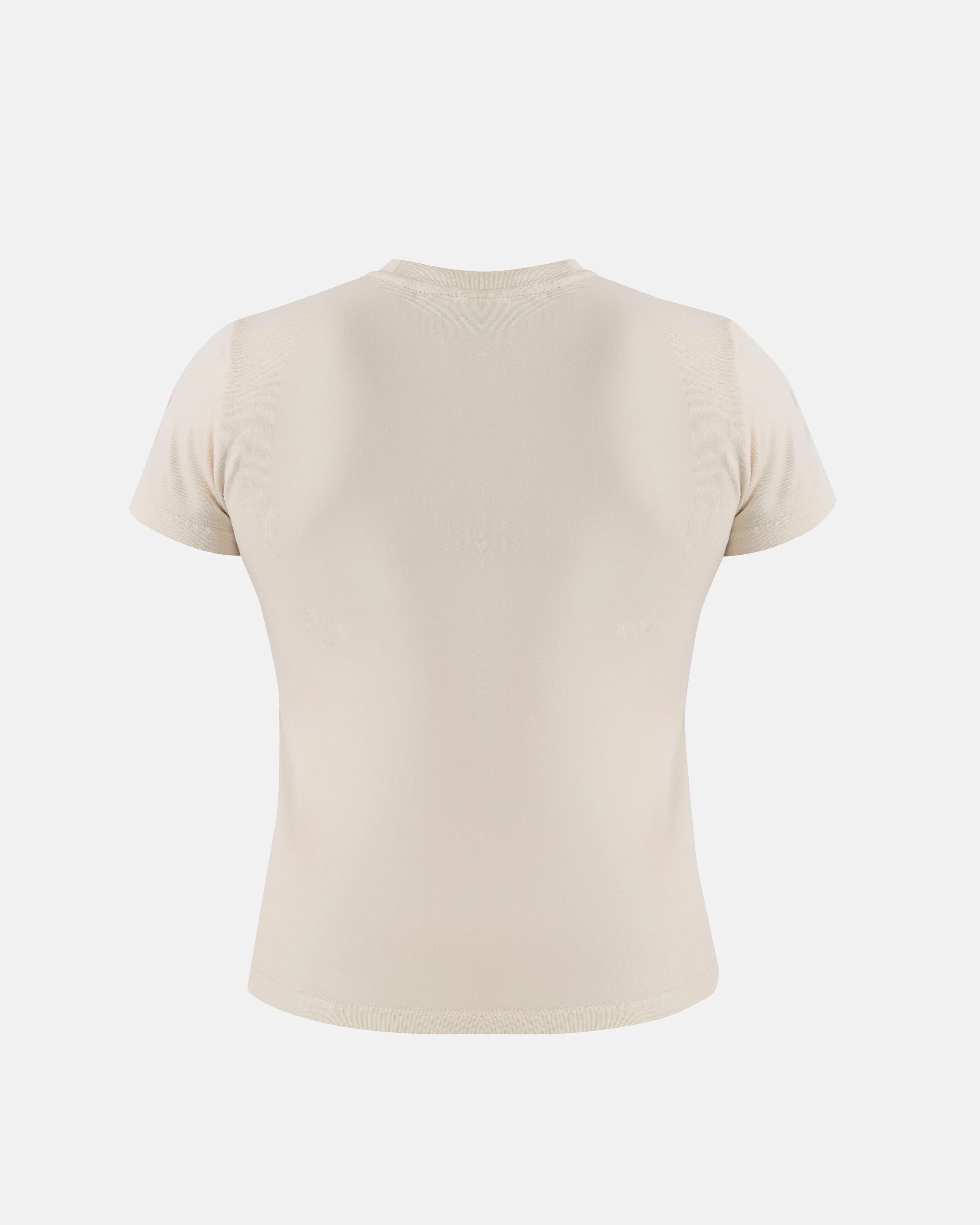 Riviera Basic Long Baby Tee Cream - Image 3