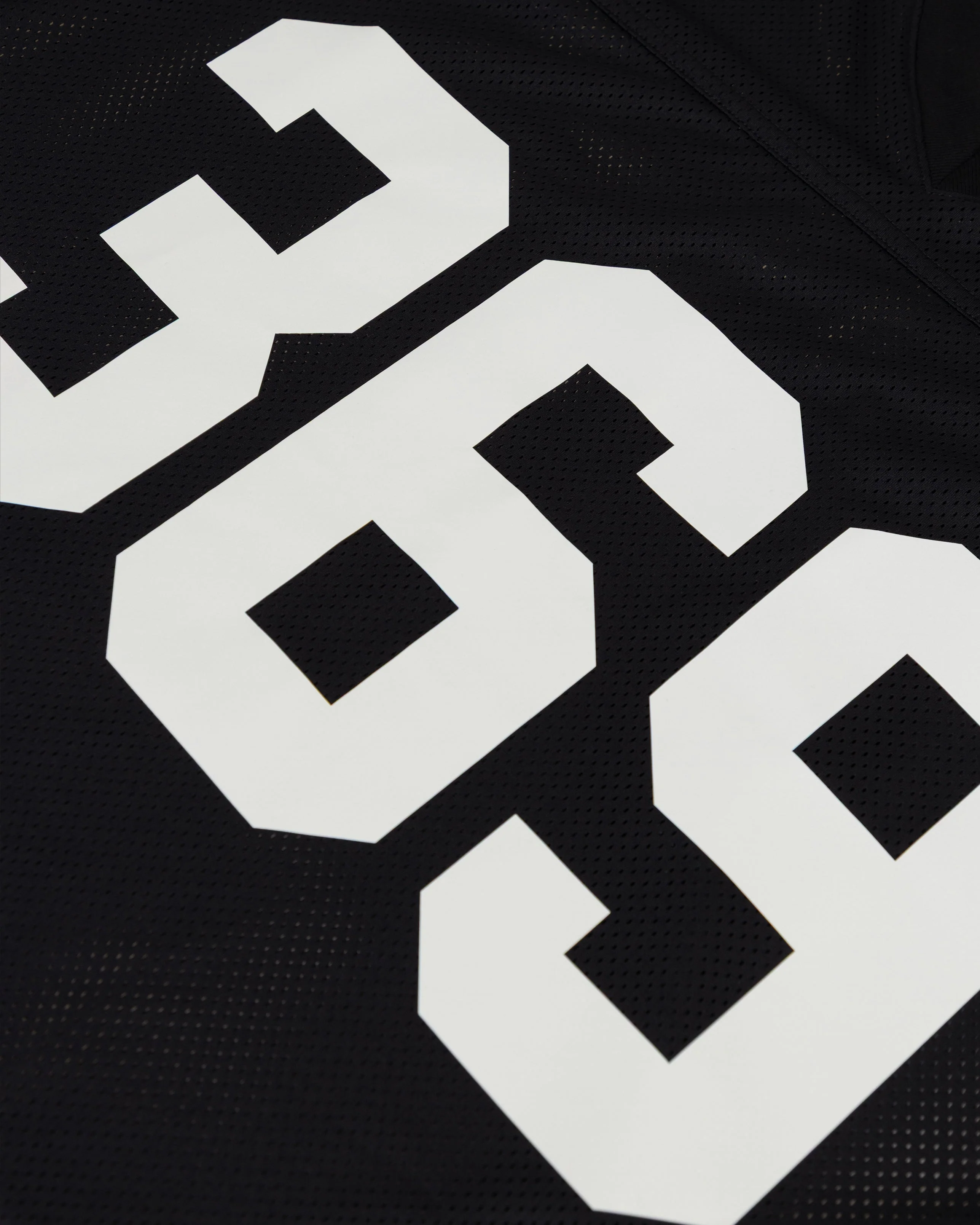 Basics 369 Mesh Jersey Black - Image 4