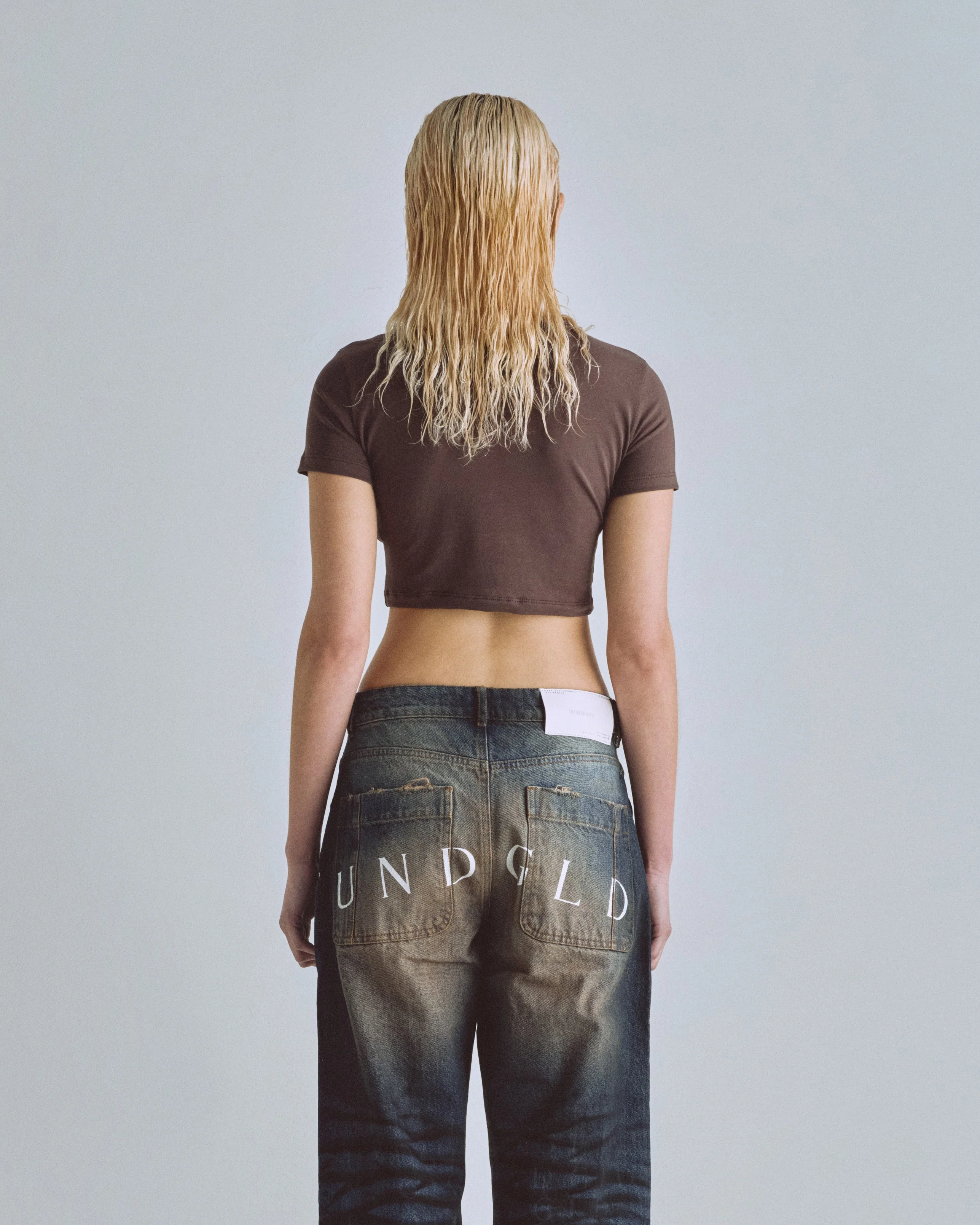 Basics Baby Tee Brown - Image 6