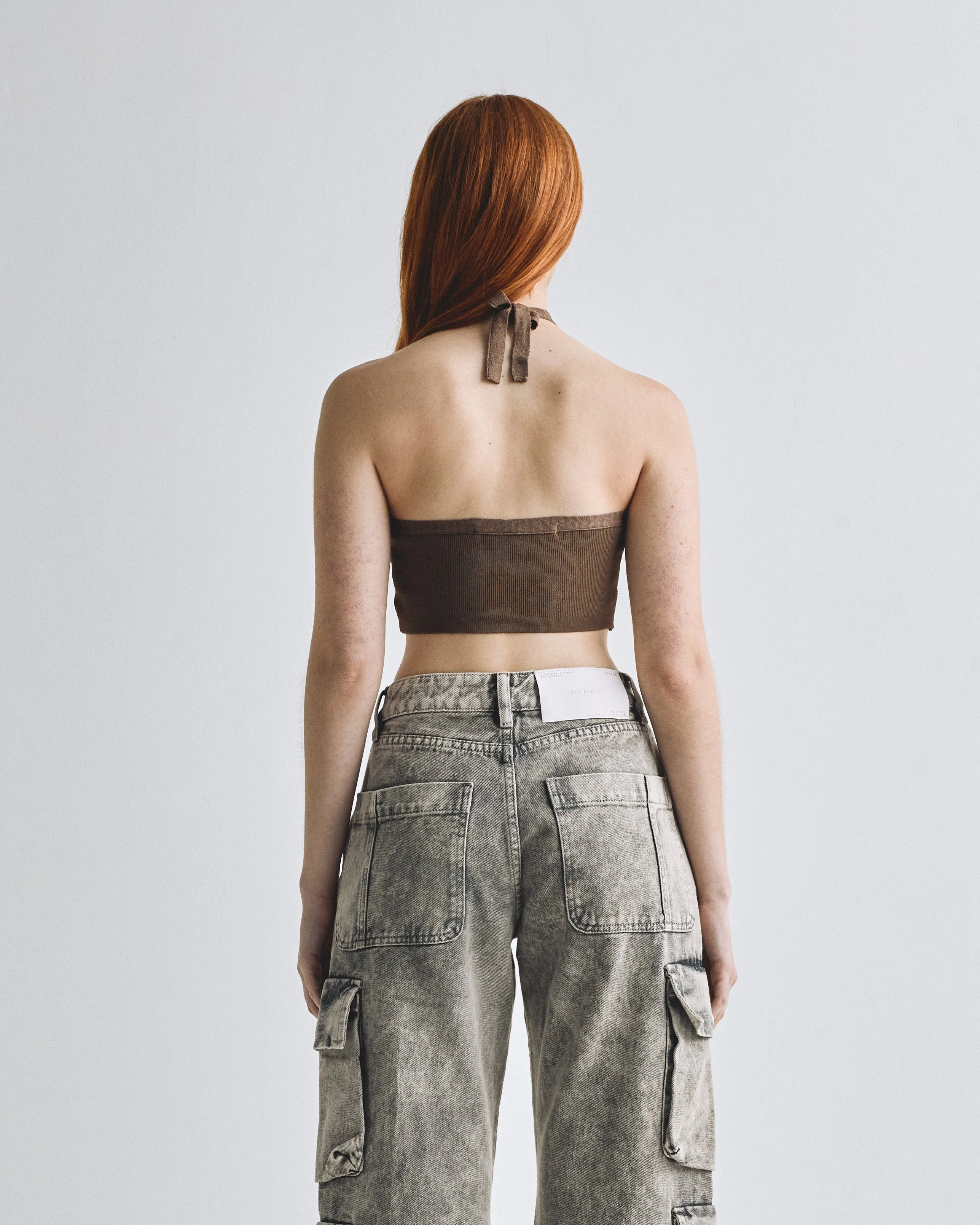 Basics Knit Top Brown - Image 5