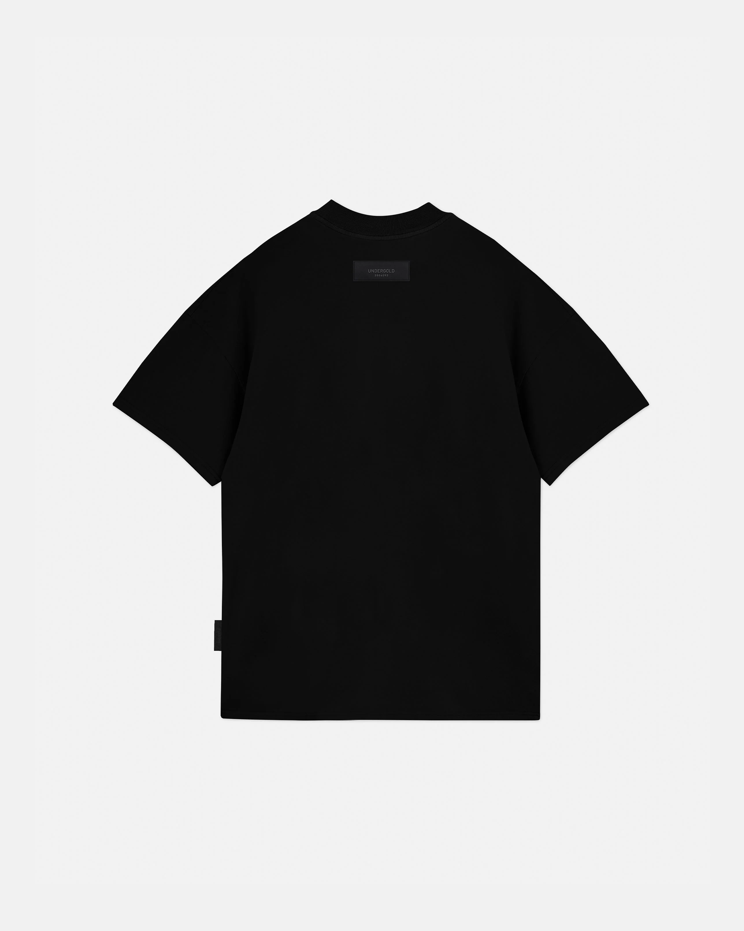 Basics Peached Undgld Tshirt Black - Image 3