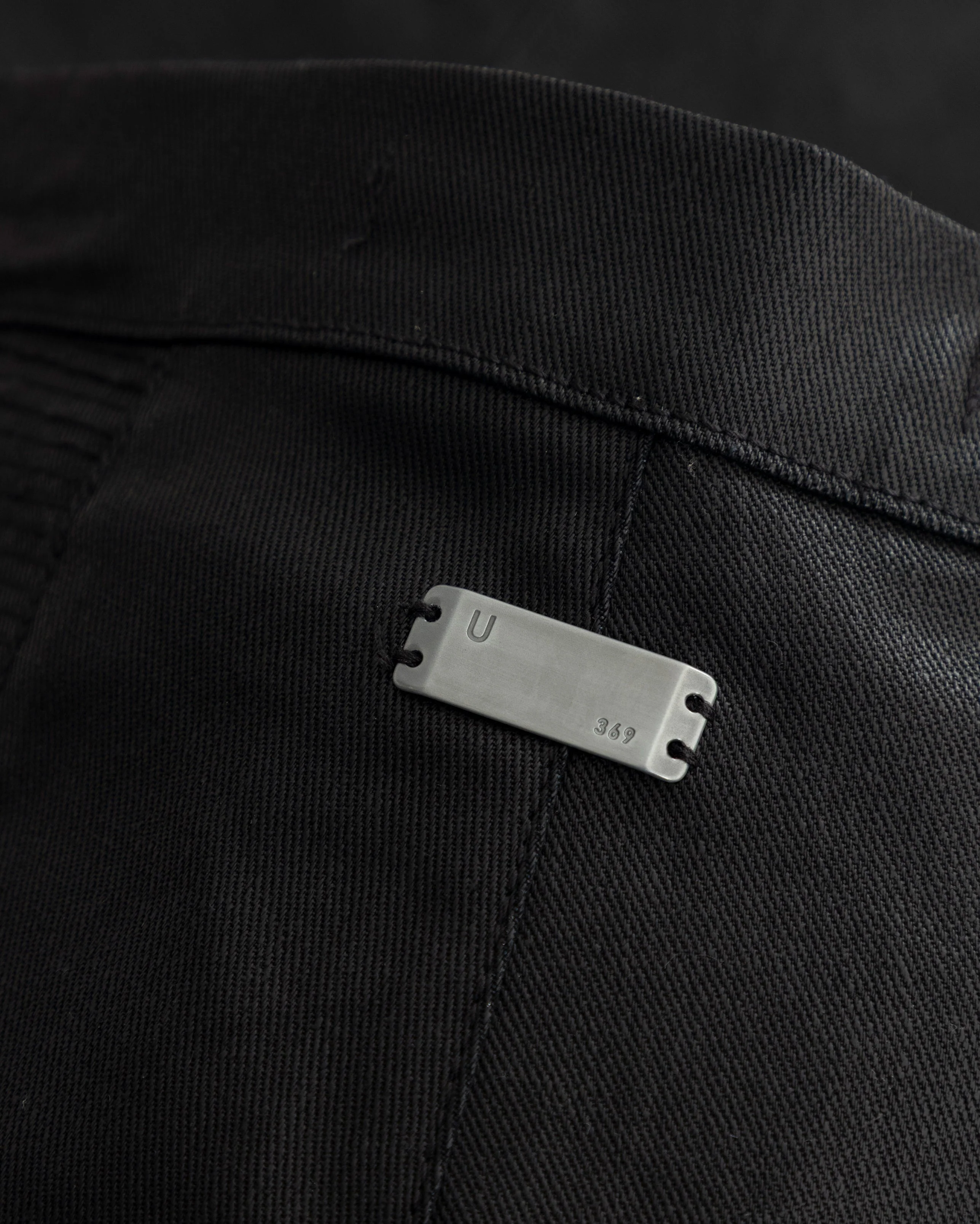 Basics Pleather Flare Pants Black - Image 4