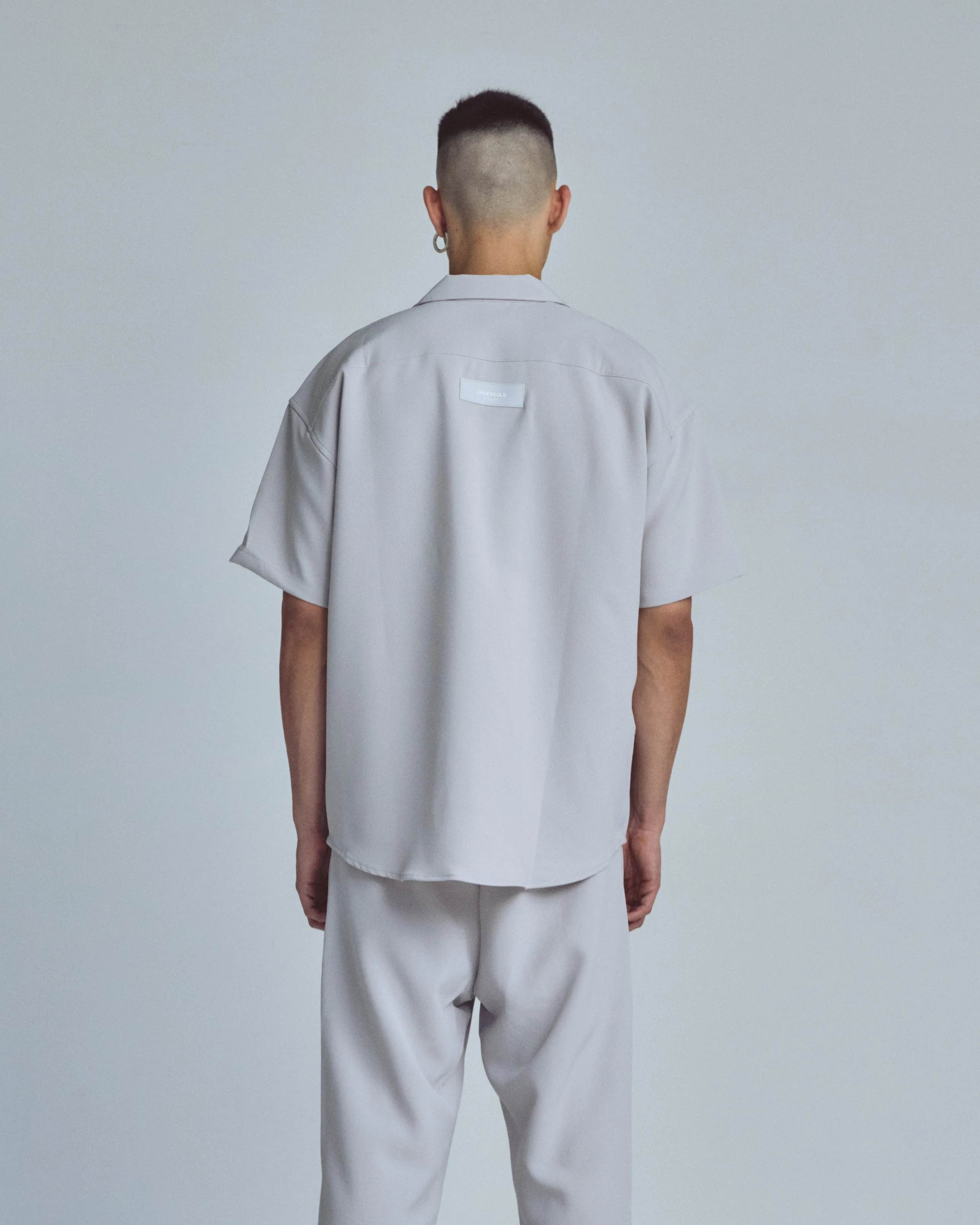 Basics Short Sleeve Shirt Gray - Image 7
