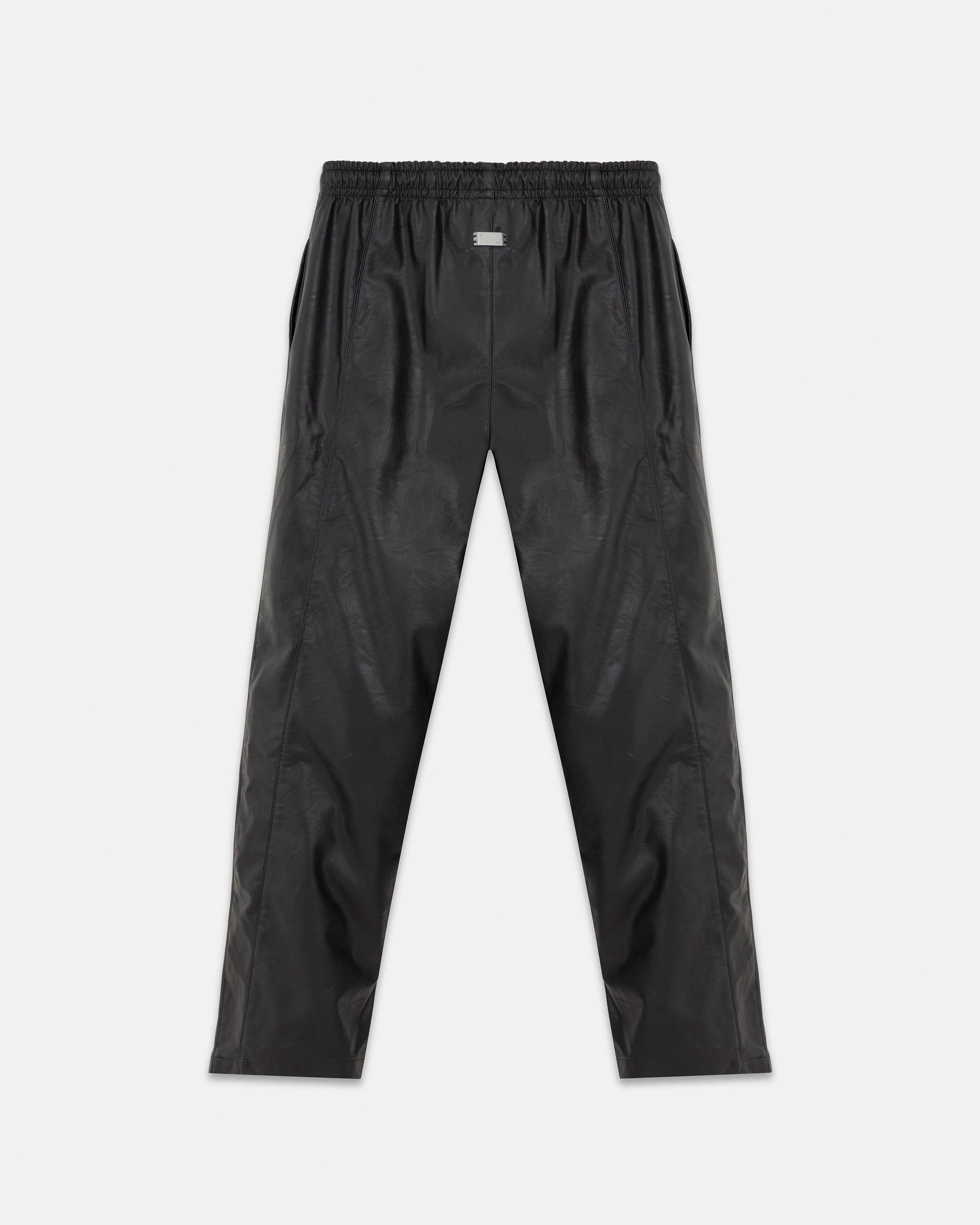 Basics Synthetic Straight Pants Black - Image 3