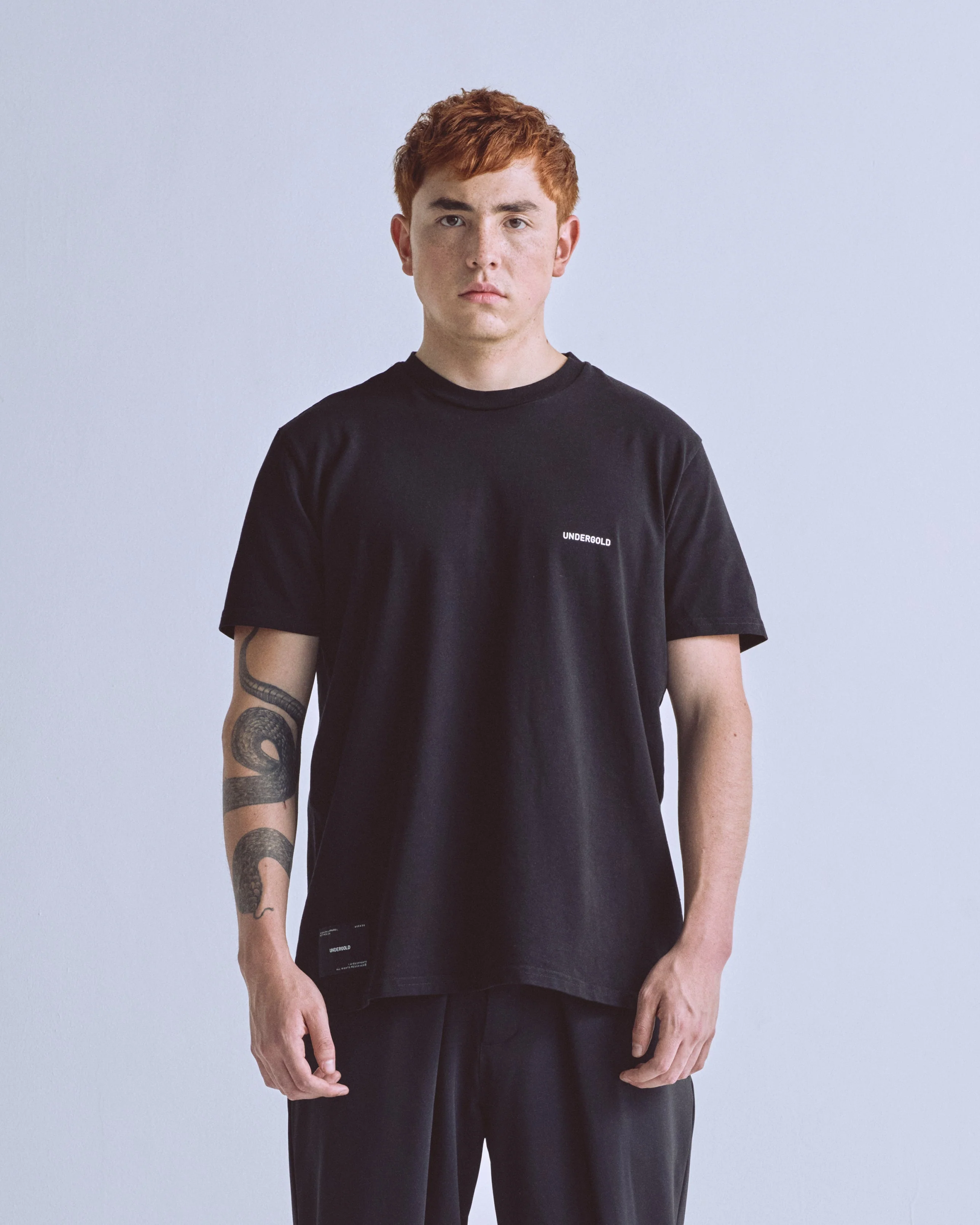 Basics Tiny Logo Regular Fit T-shirt Black - Image 8
