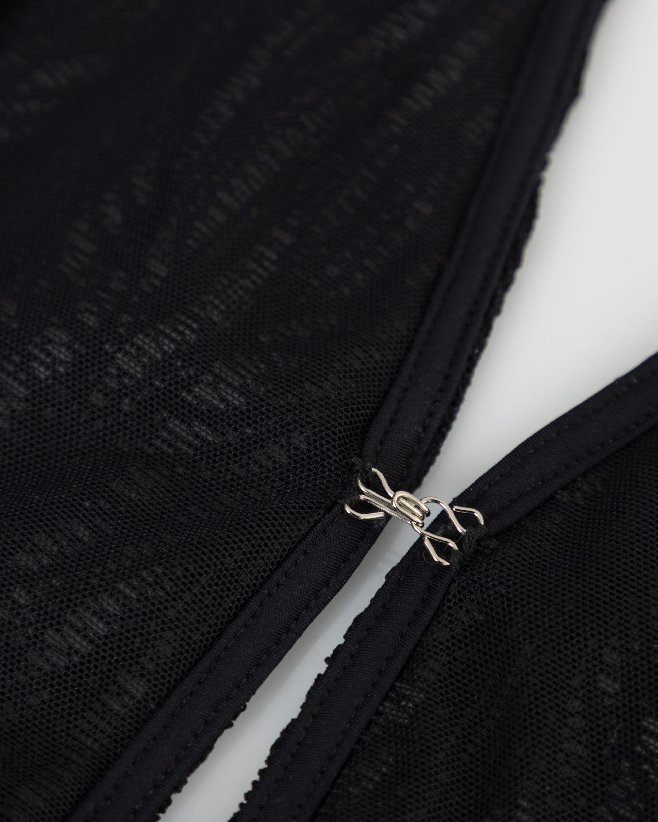 Basics Transparent Dress Black - Image 4