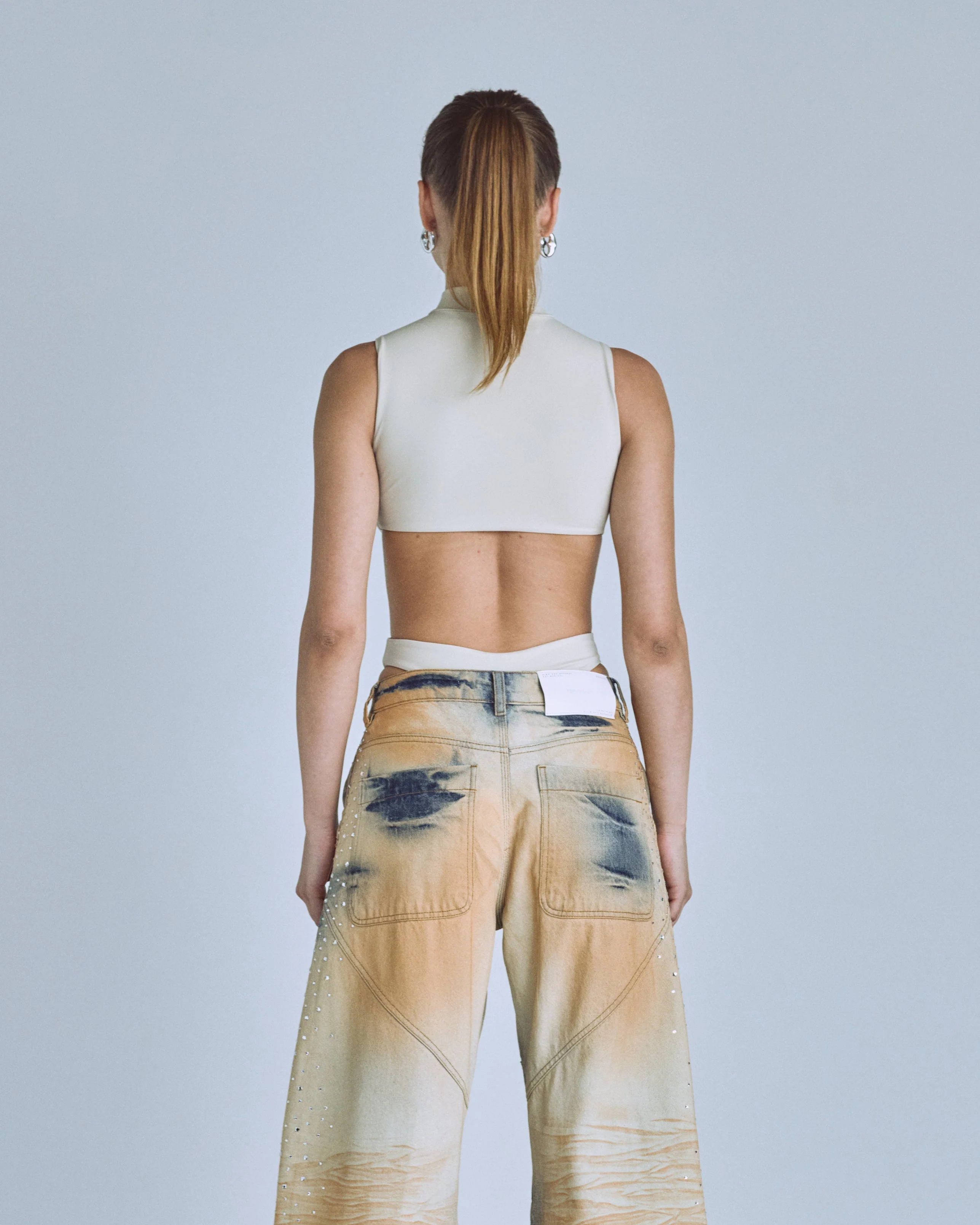 Basics Underboob Bodysuit Cream - Image 7