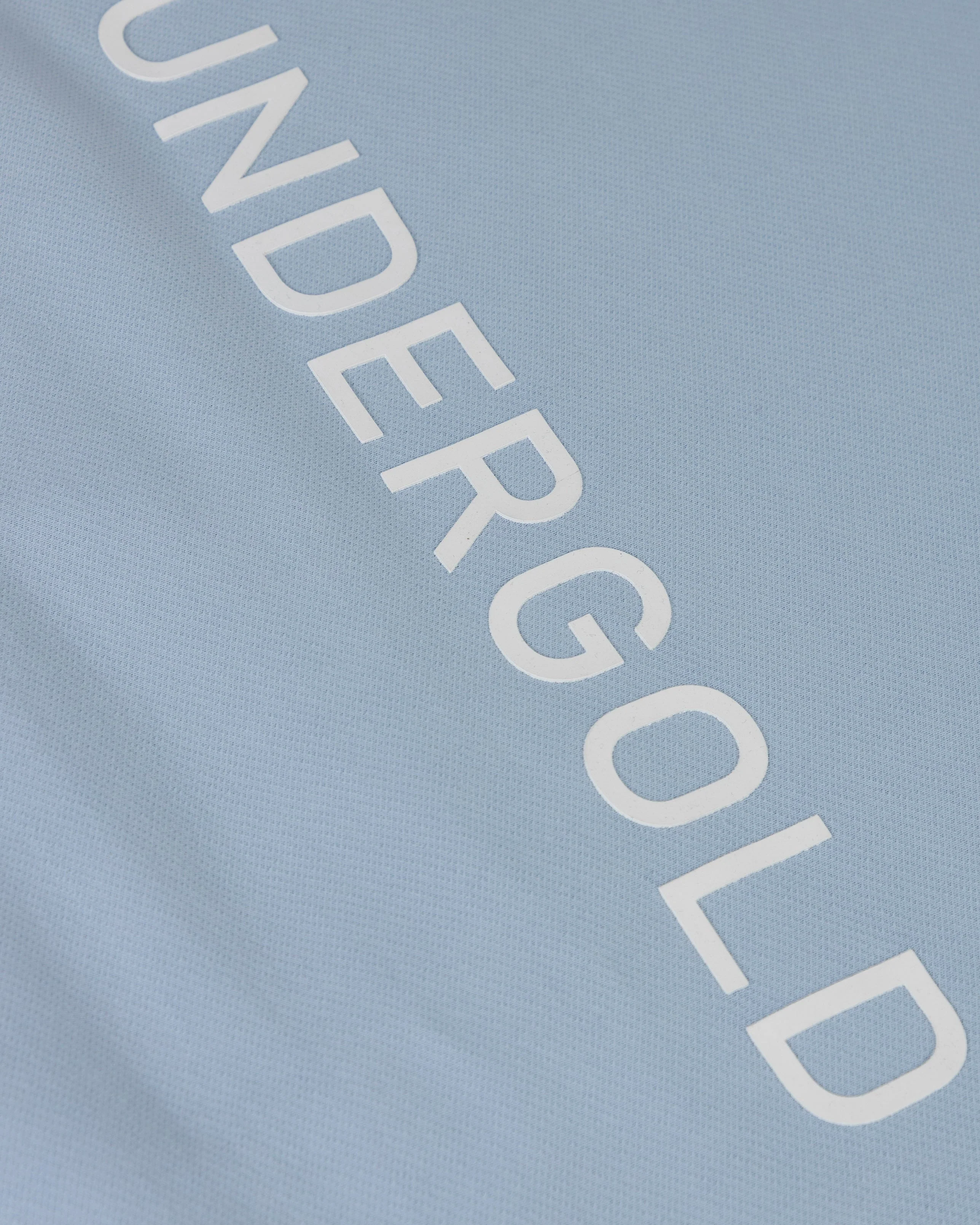 Basics Undergold Boxy Fit Hoodie Light Blue - Image 4