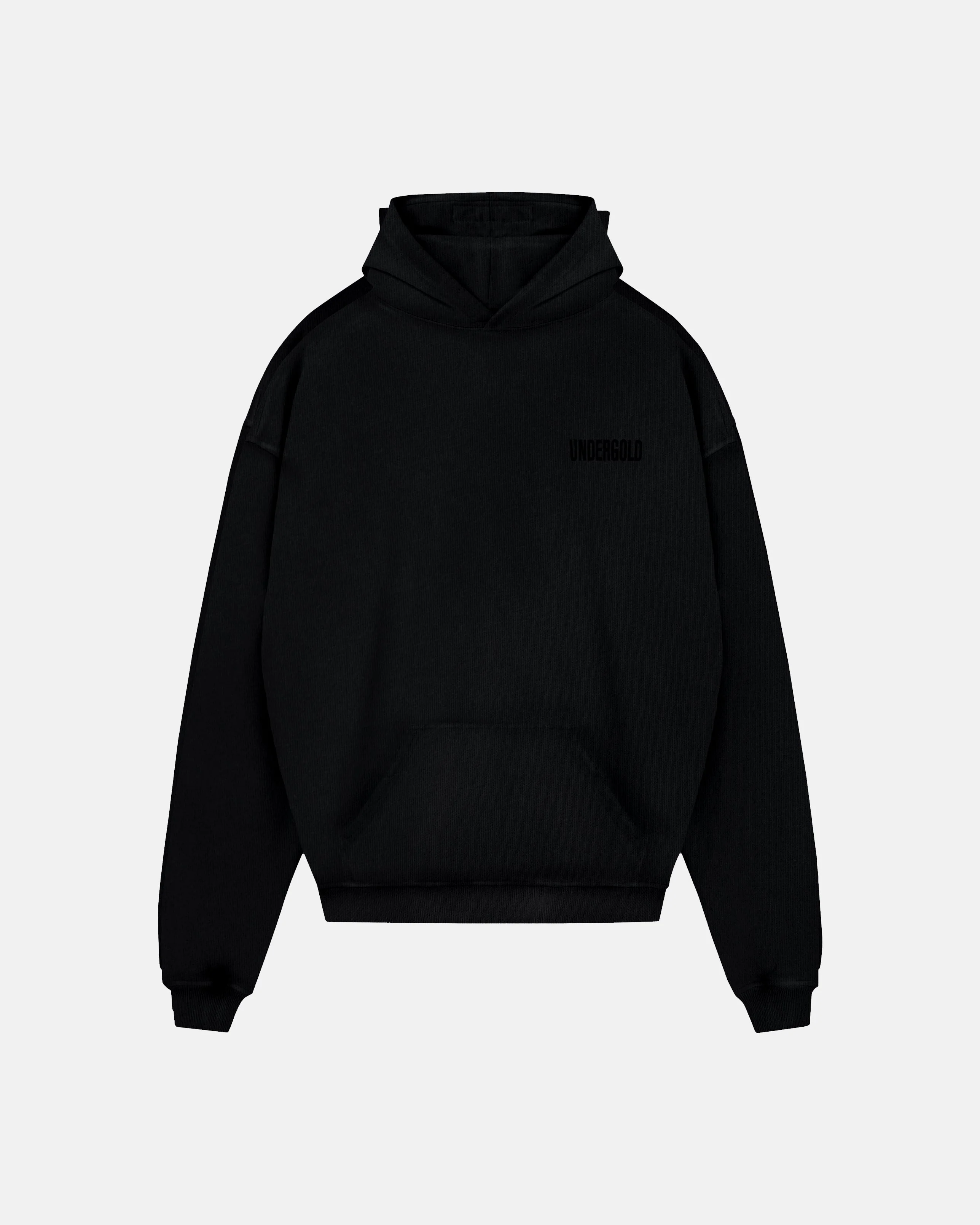 Basics Undergold Hoodie Black - Image 3