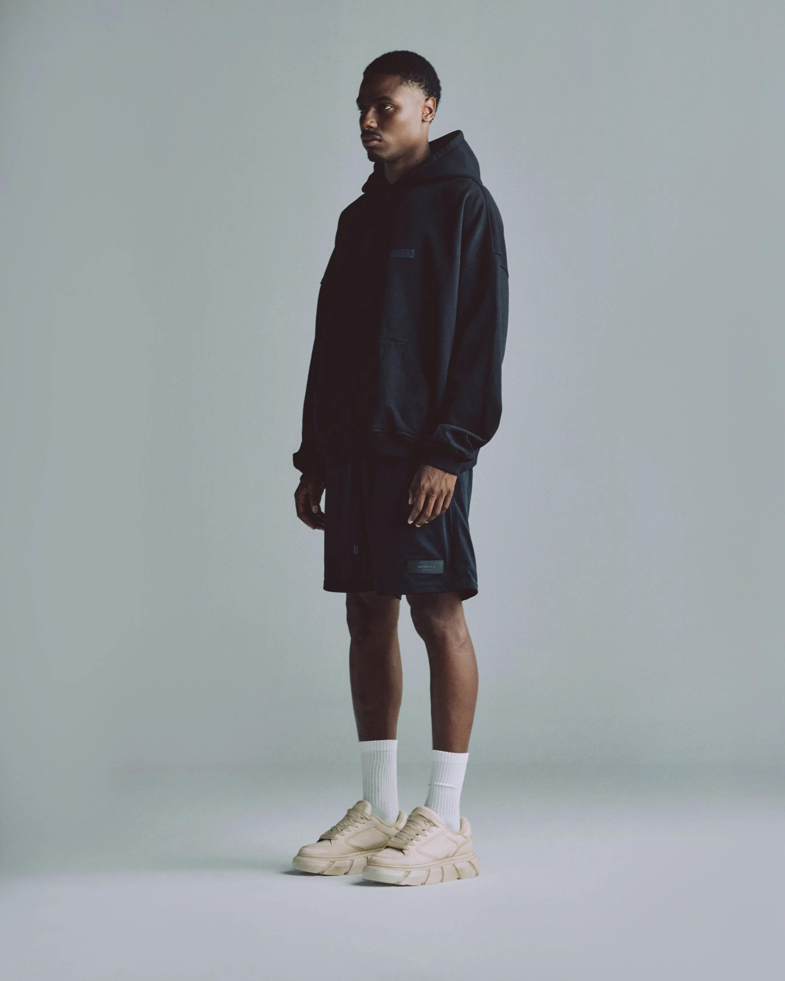 Basics Undergold Hoodie Black - Image 4