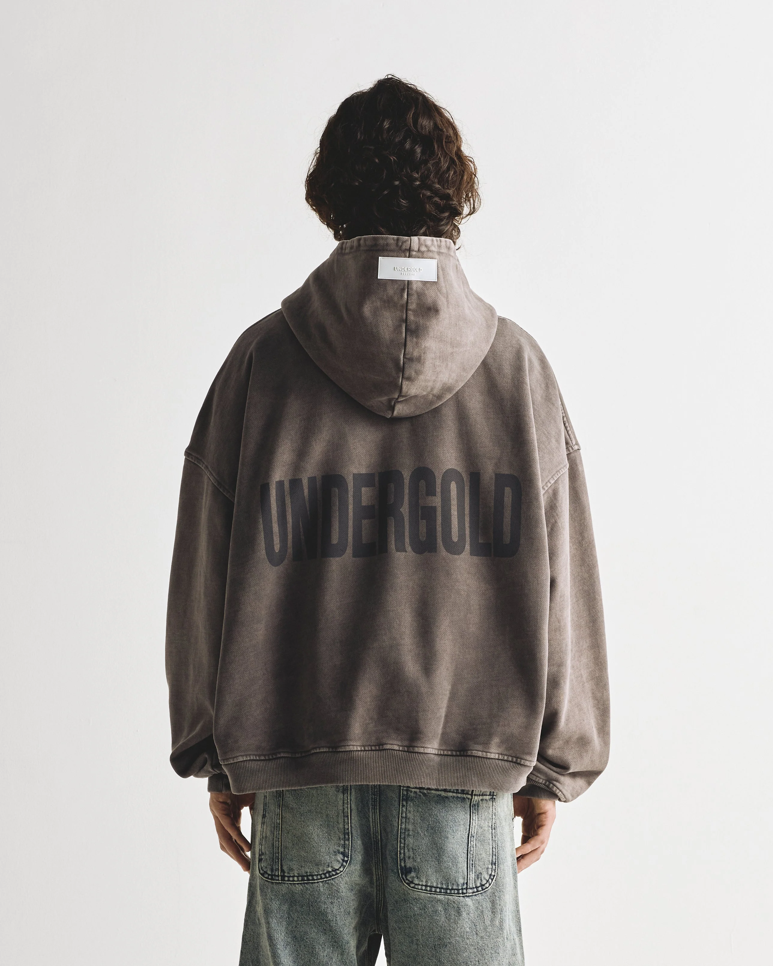 Basics Undergold Hoodie Vintage Gray - Image 5