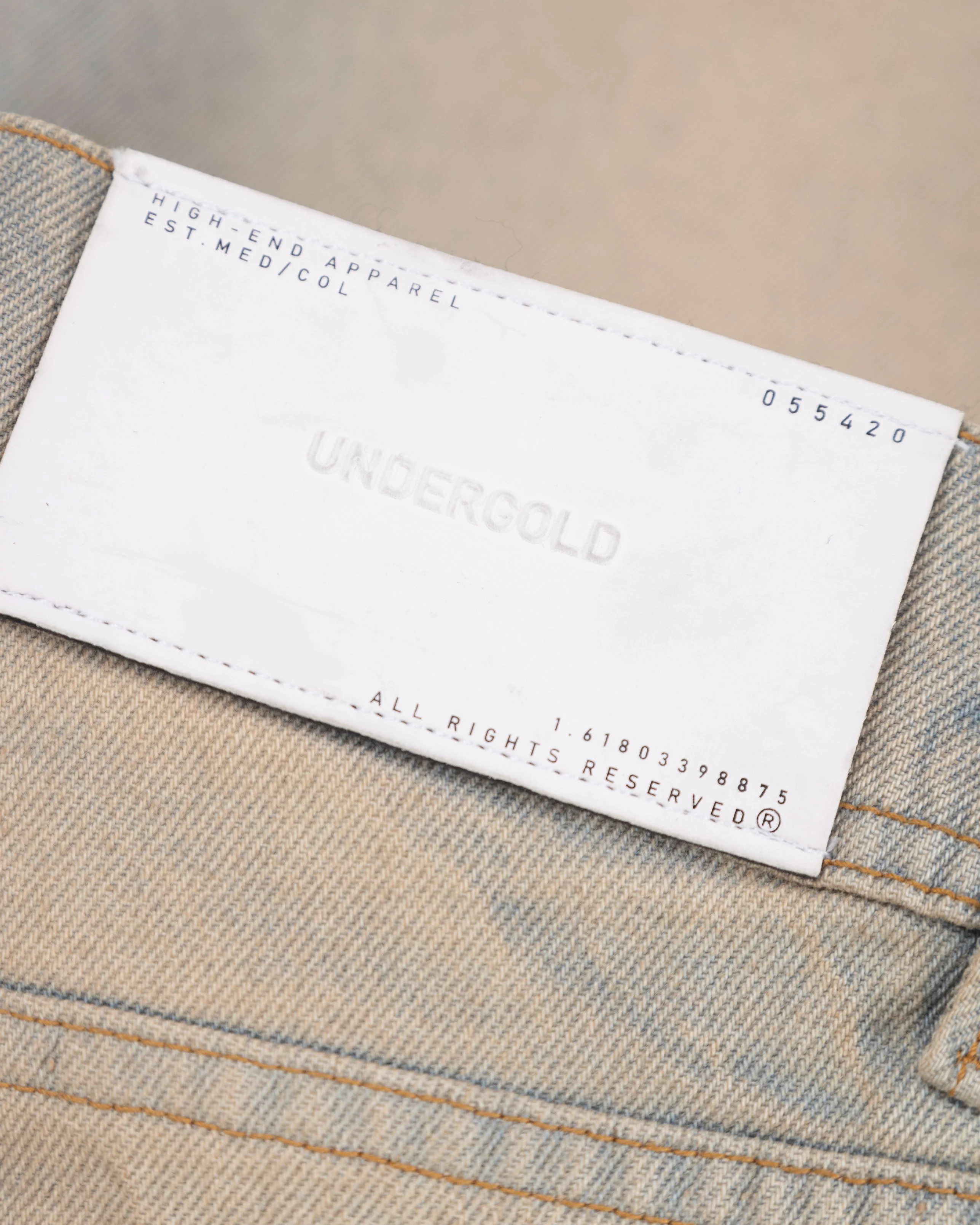 Basics UNDERGOLD Regular Jean Dirty Blue - Image 6