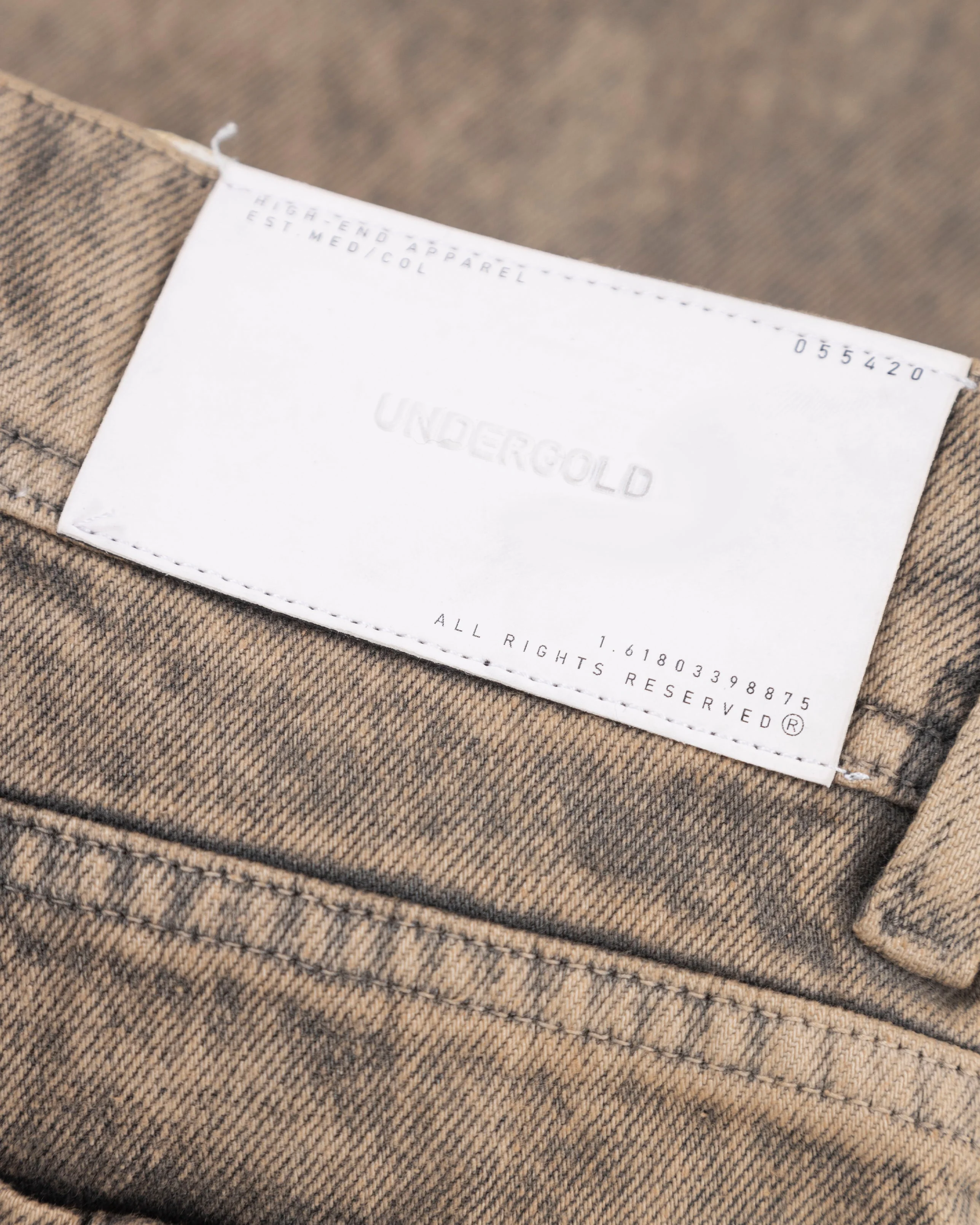 Basics UNDERGOLD Regular Jean Washed Brown - Image 6
