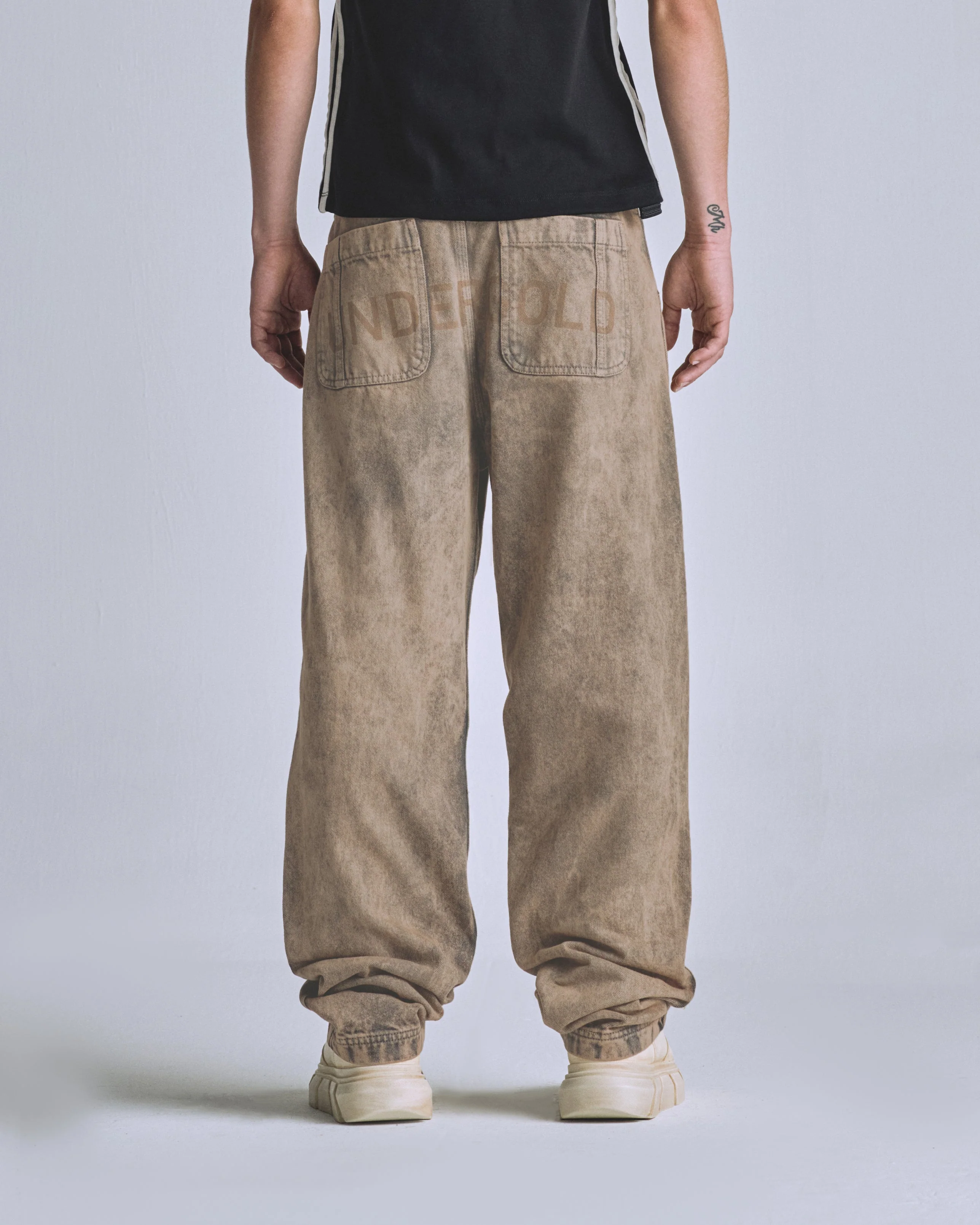 Basics UNDERGOLD Regular Jean Washed Brown - Image 7