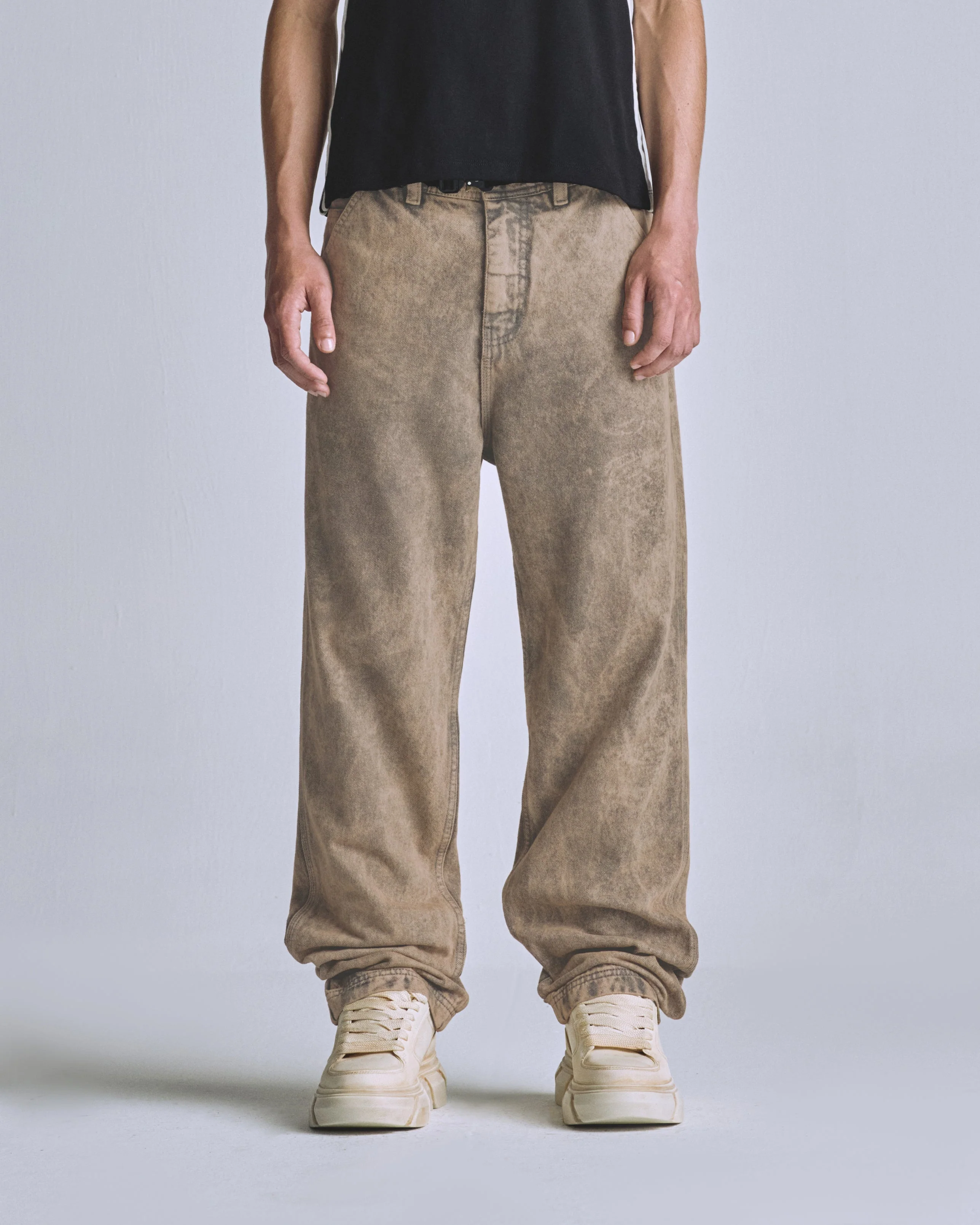 Basics UNDERGOLD Regular Jean Washed Brown - Image 8