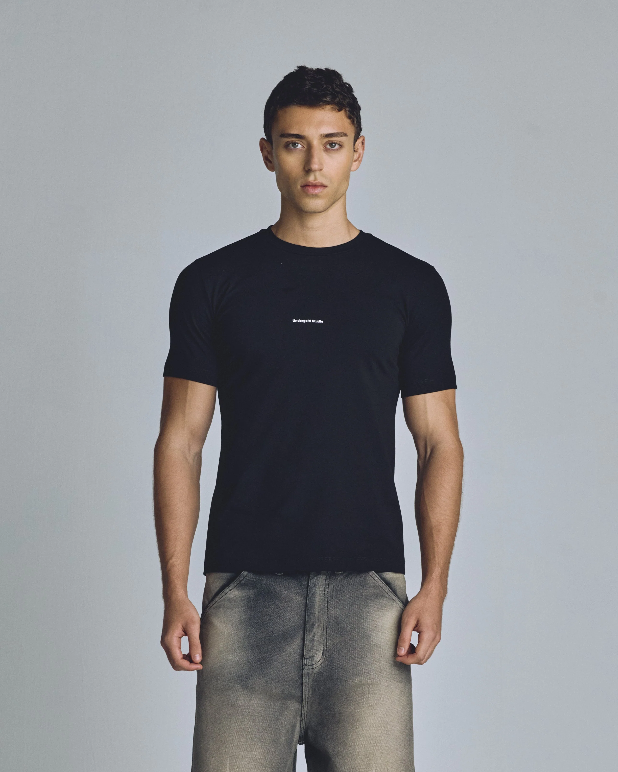 Basics Undergold Studio Ultra Slim Tshirt Black - Image 8