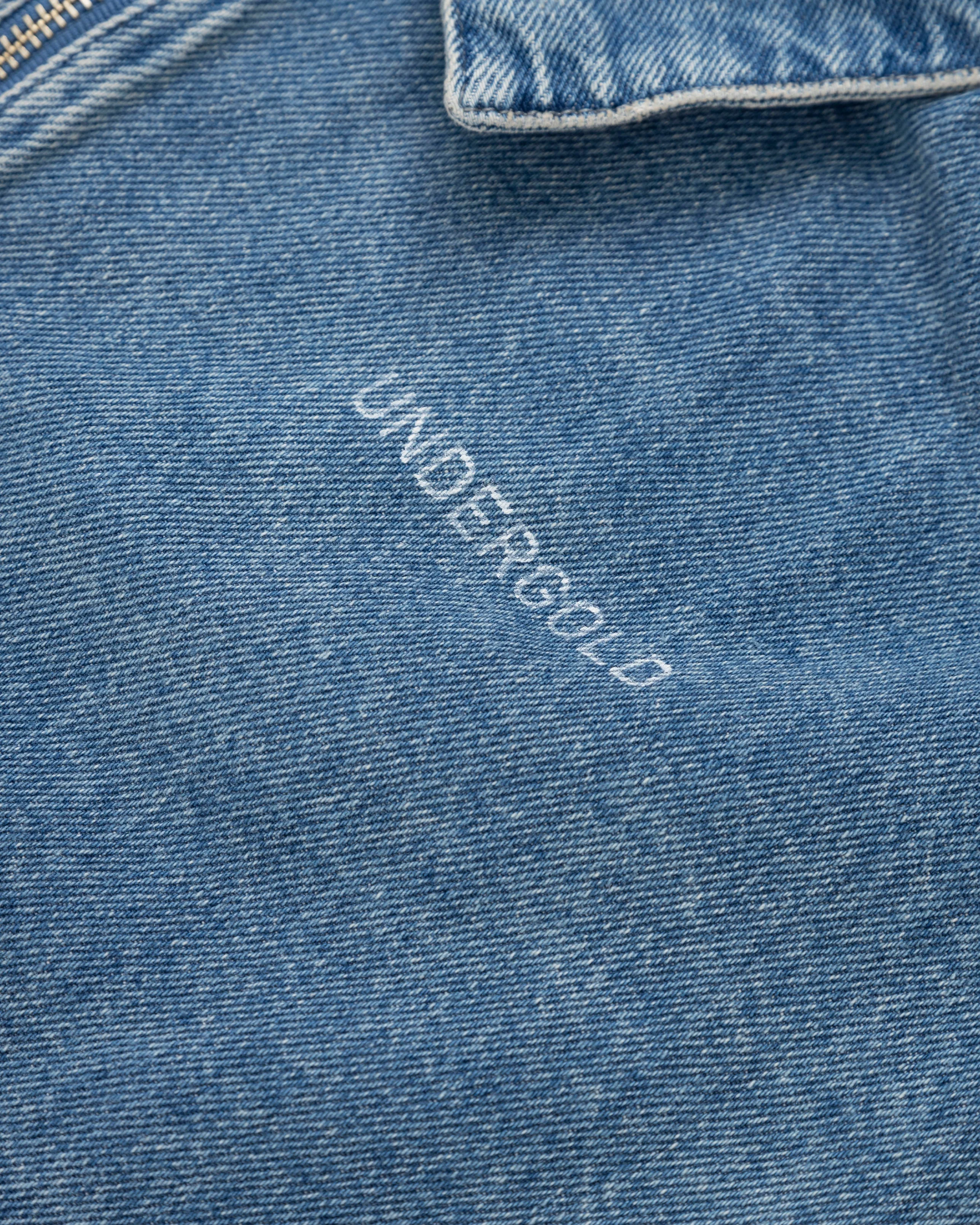 Basics UNDGLD Cropped Jacket Washed Blue - Image 4
