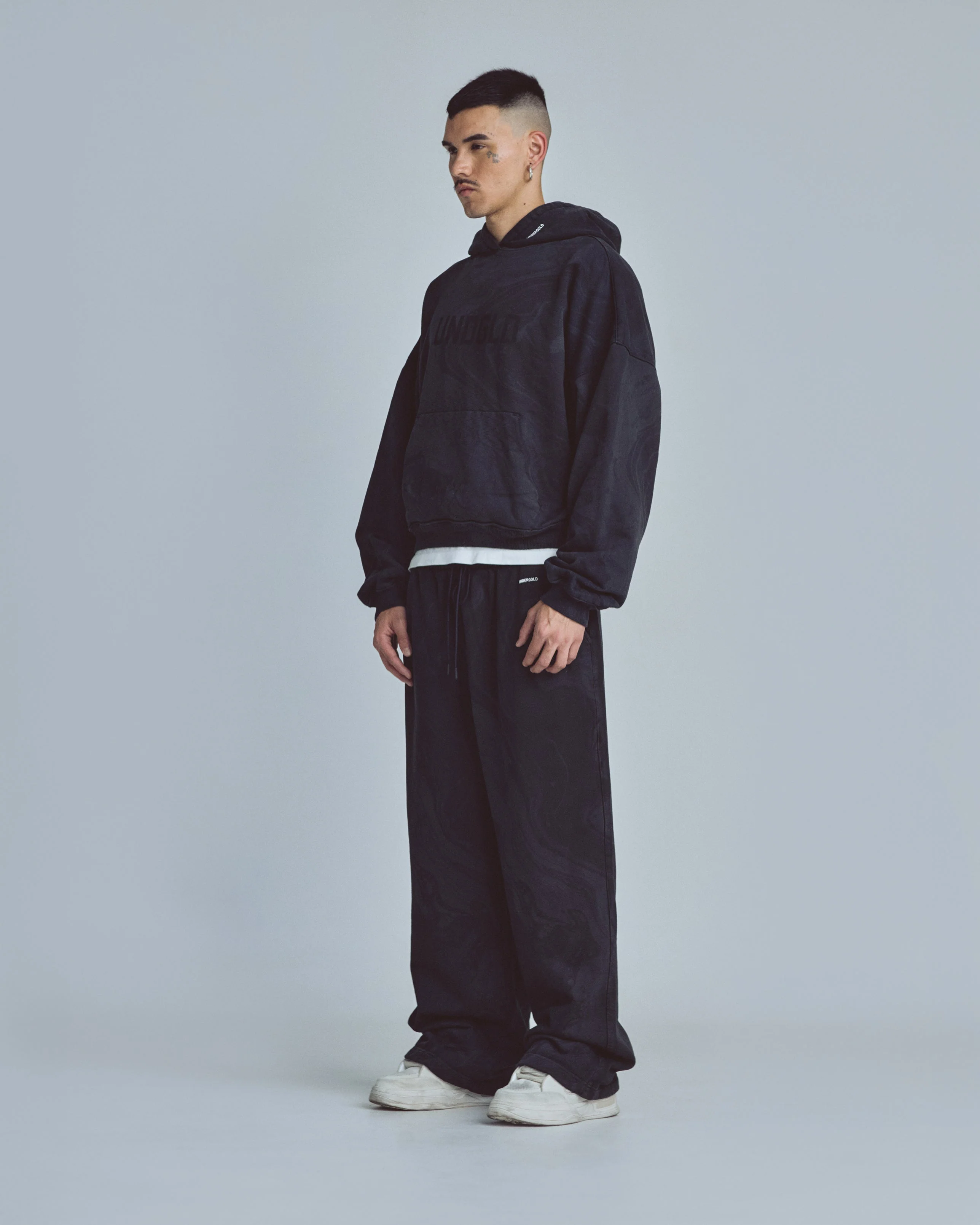 Basics UNDGLD Straight Pants Olied Black - Image 5