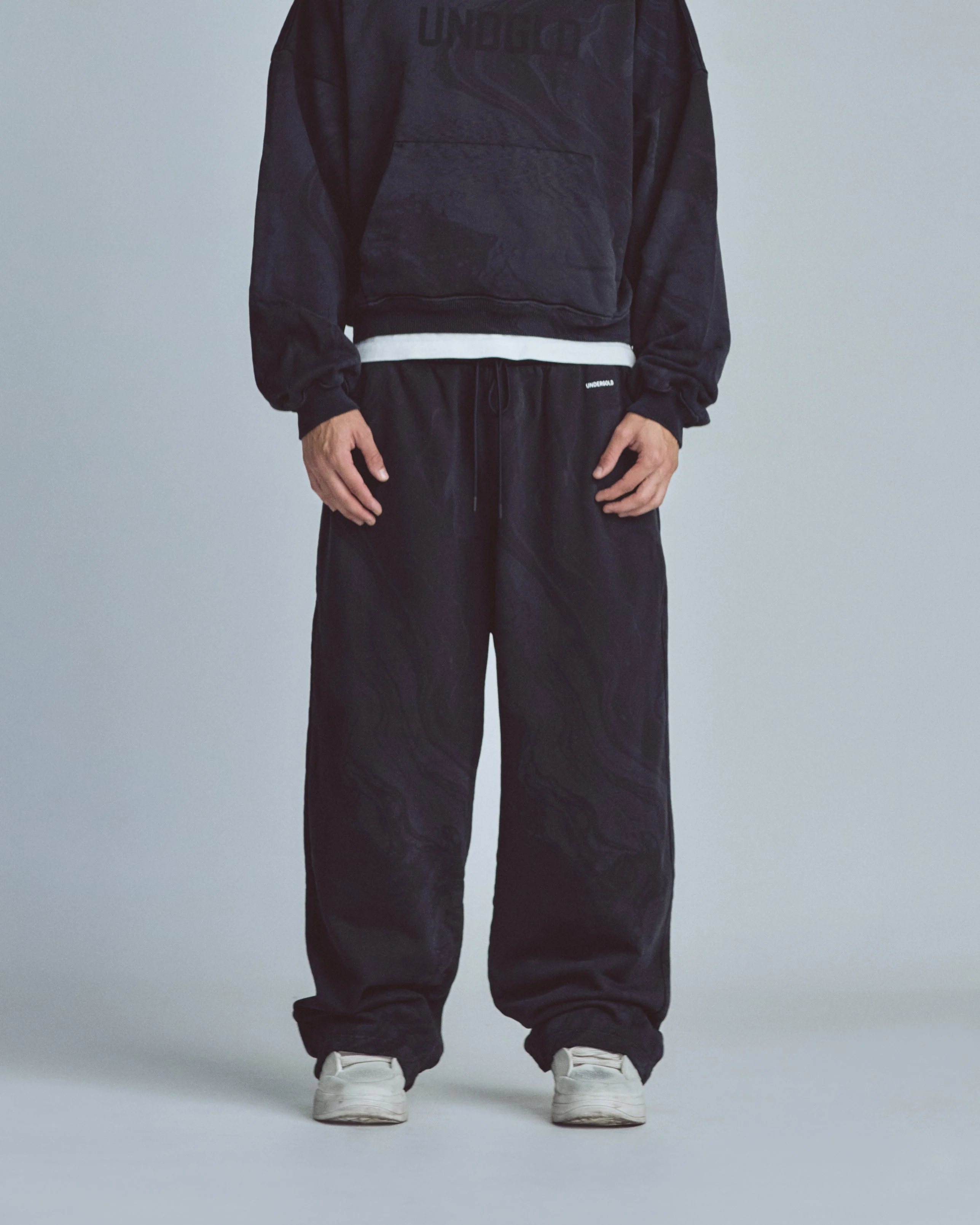 Basics UNDGLD Straight Pants Olied Black - Image 8