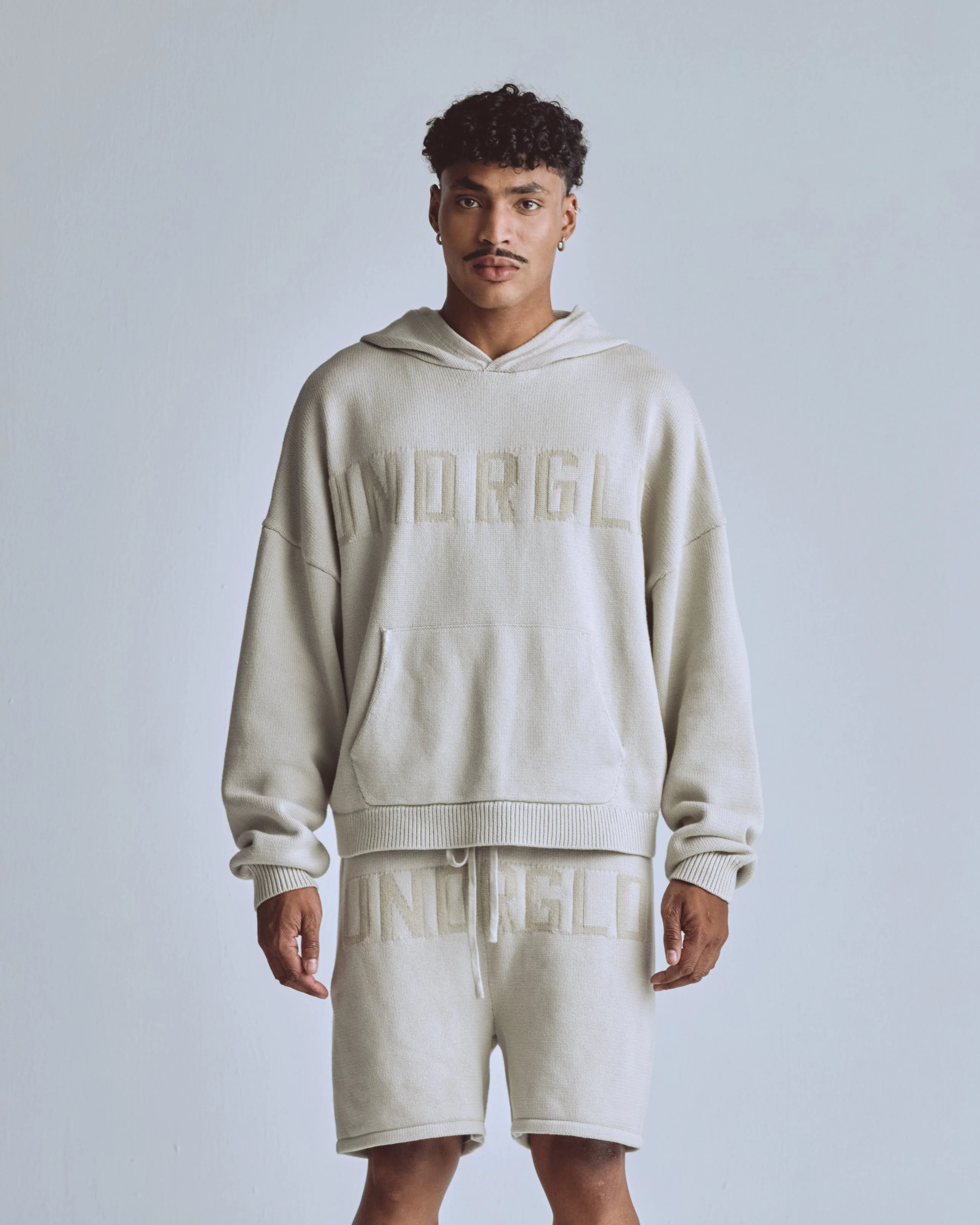 Basics UNDRGLD Knitted Cream Black - Image 2