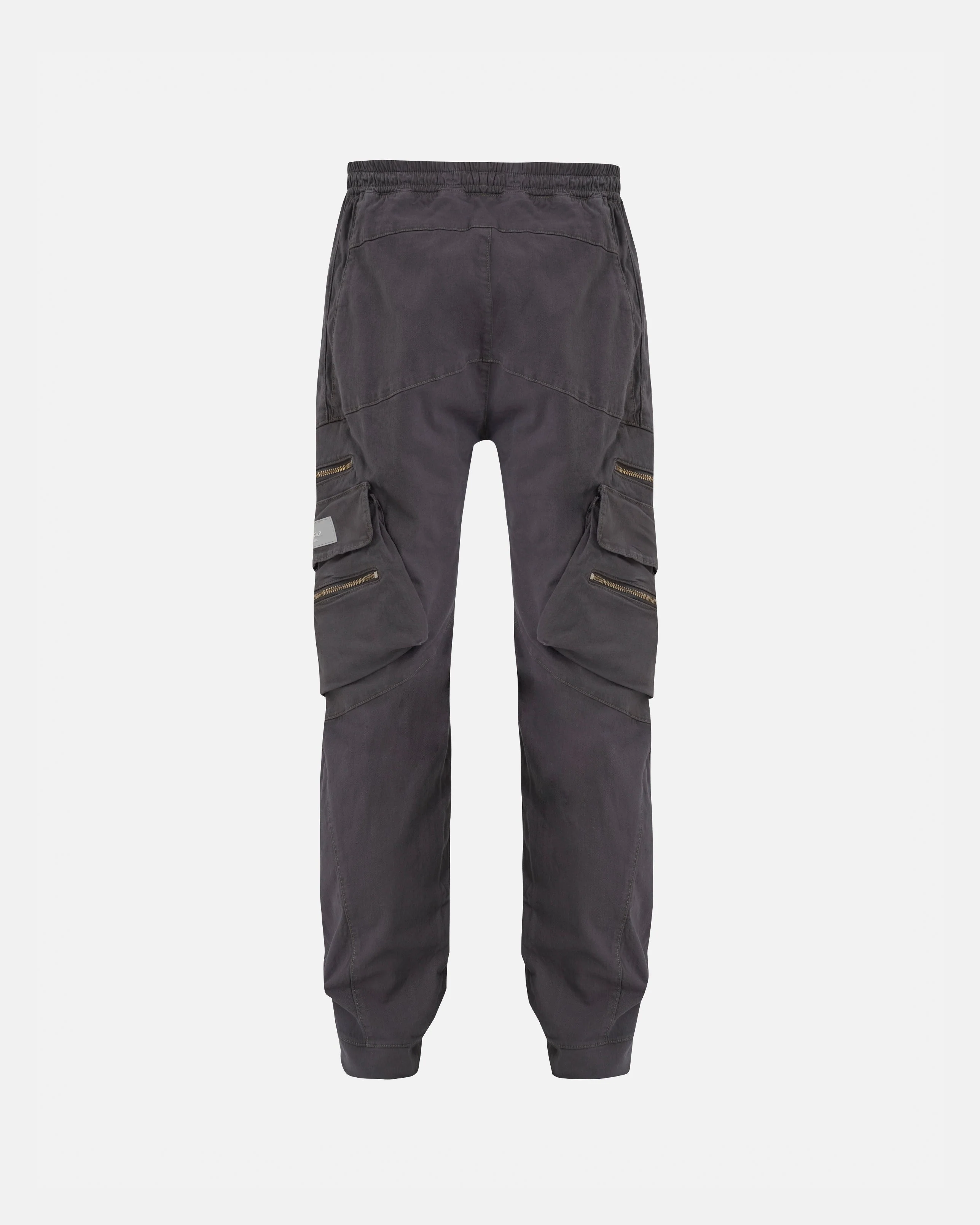 Basics Wide Cargo Pants Silver - Image 3
