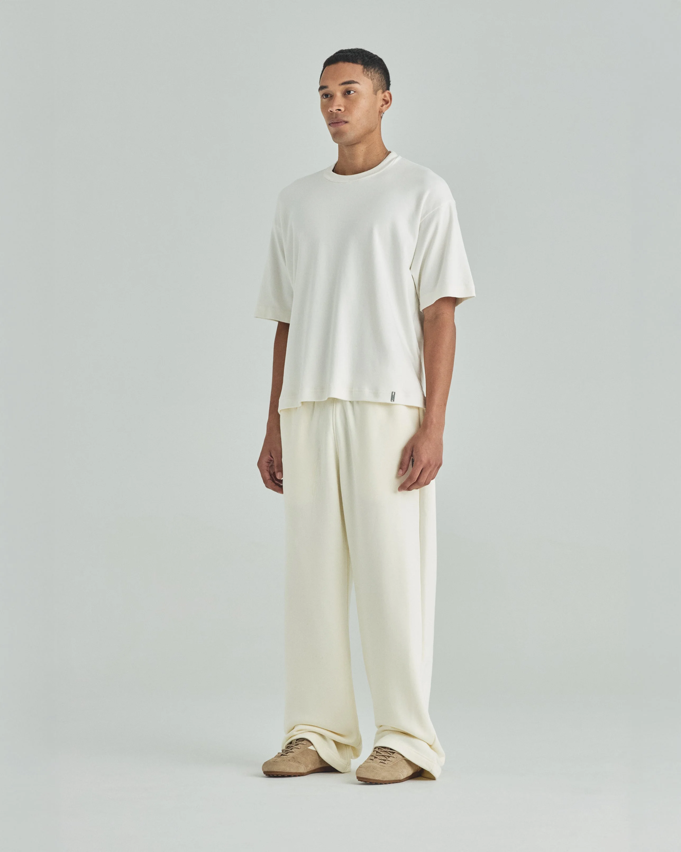 Blanks Barrel Straight Pants Cream - Image 8