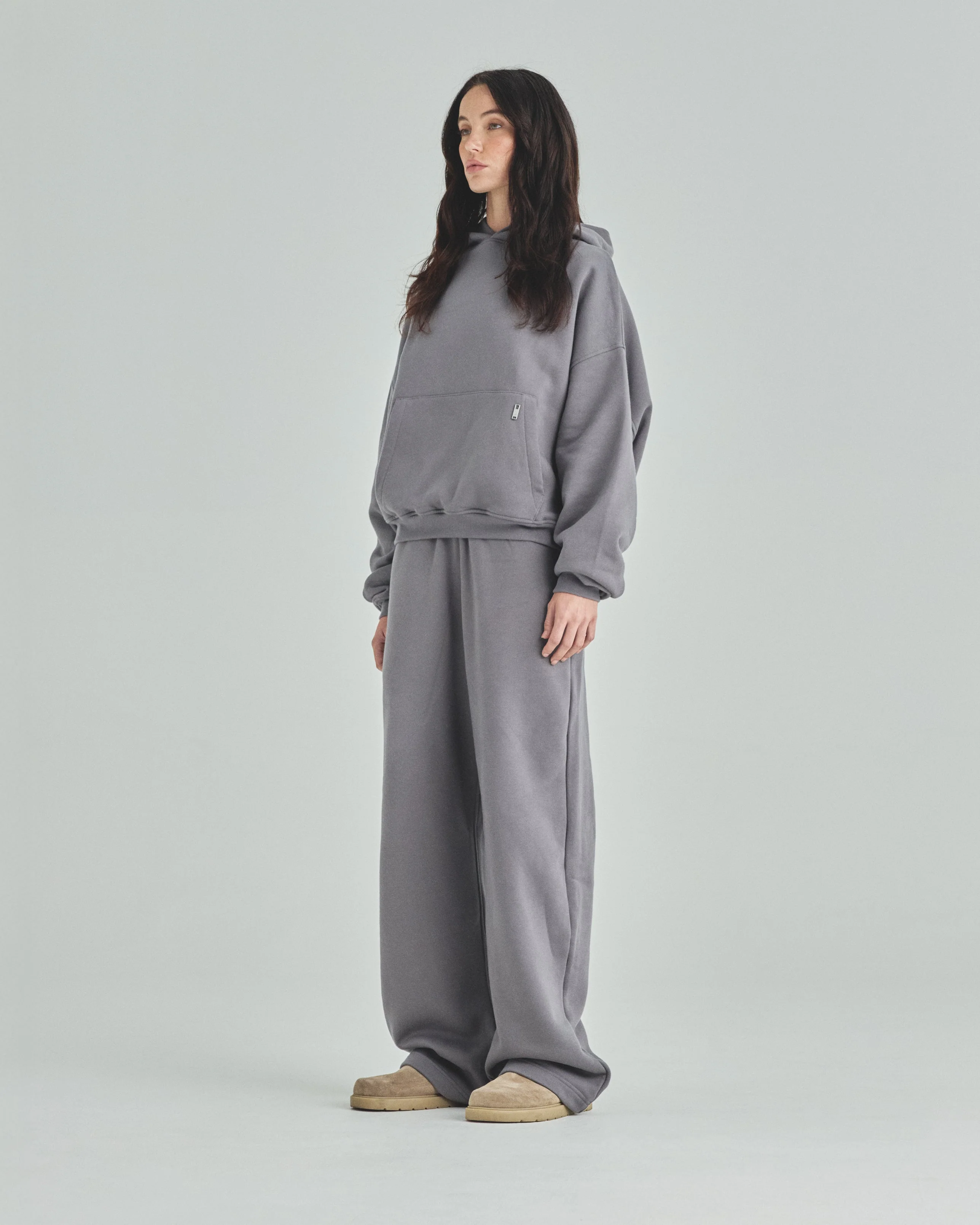 Blanks Barrel Straight Pants Gray - Image 6