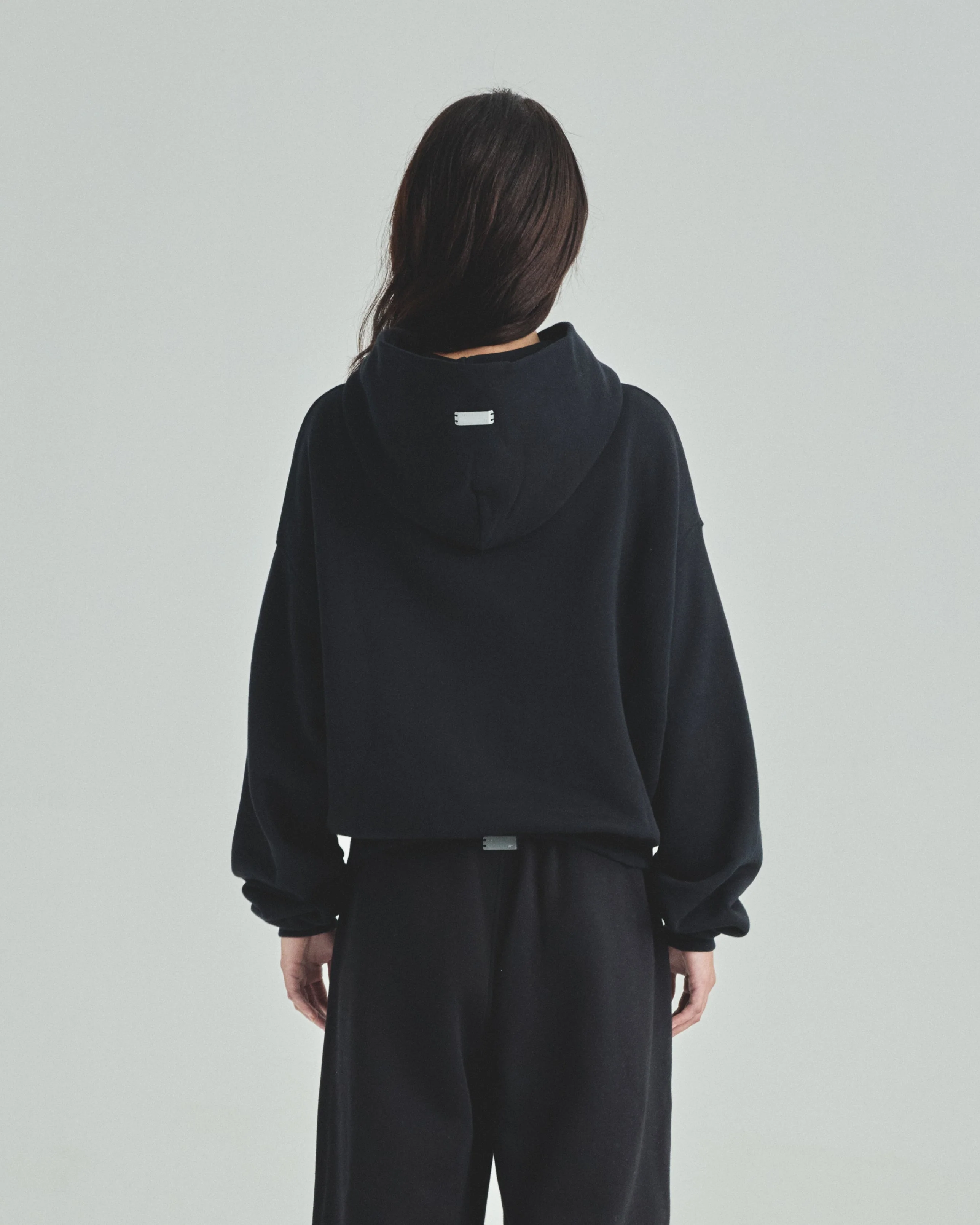 Blanks Boxy Fit Hoodie Black - Image 10