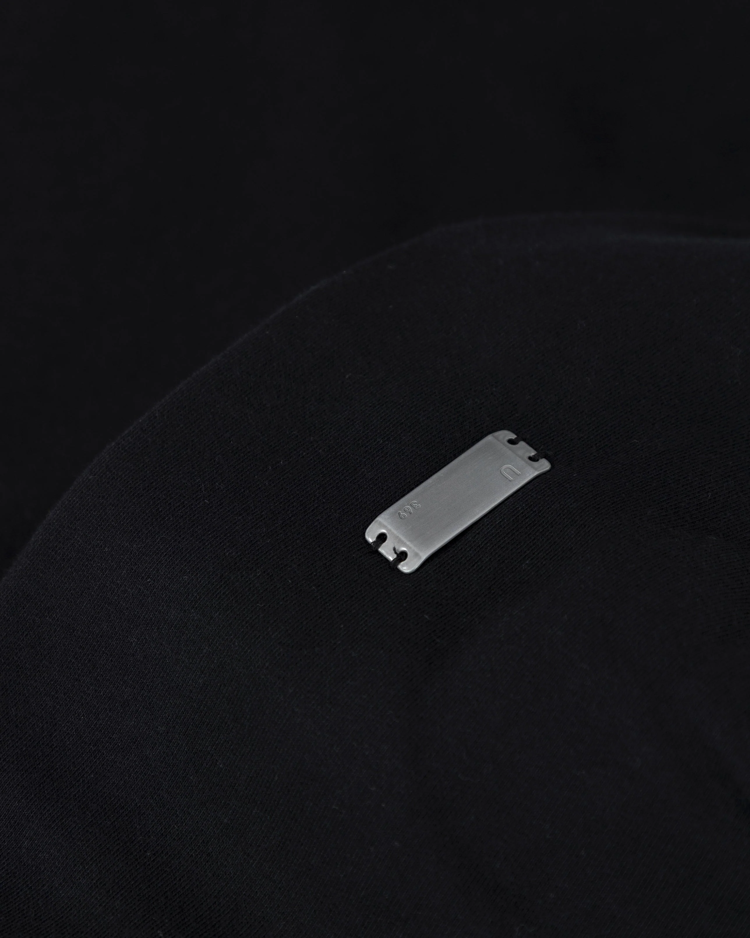 Blanks Boxy Fit Hoodie Black - Image 5