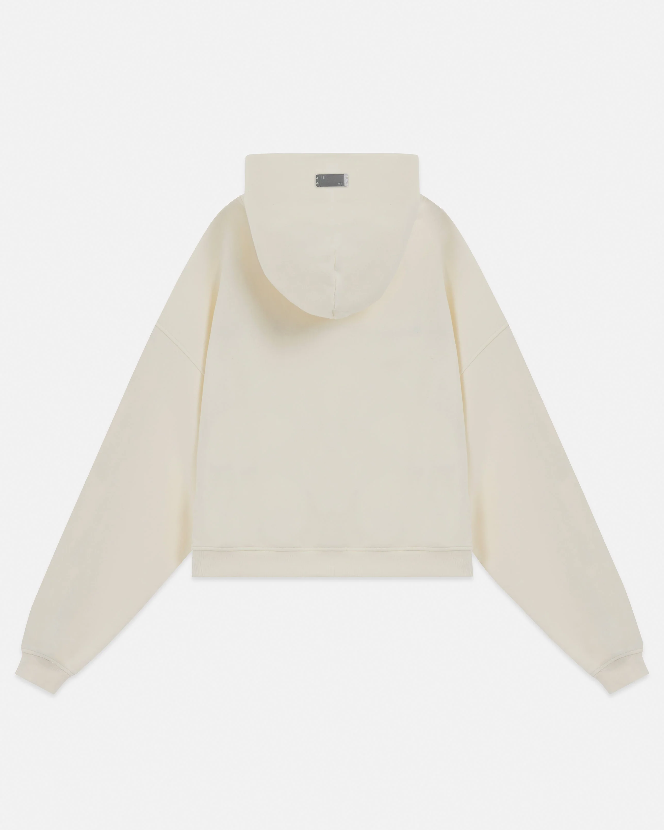 Blanks Boxy Fit Hoodie Cream - Image 3