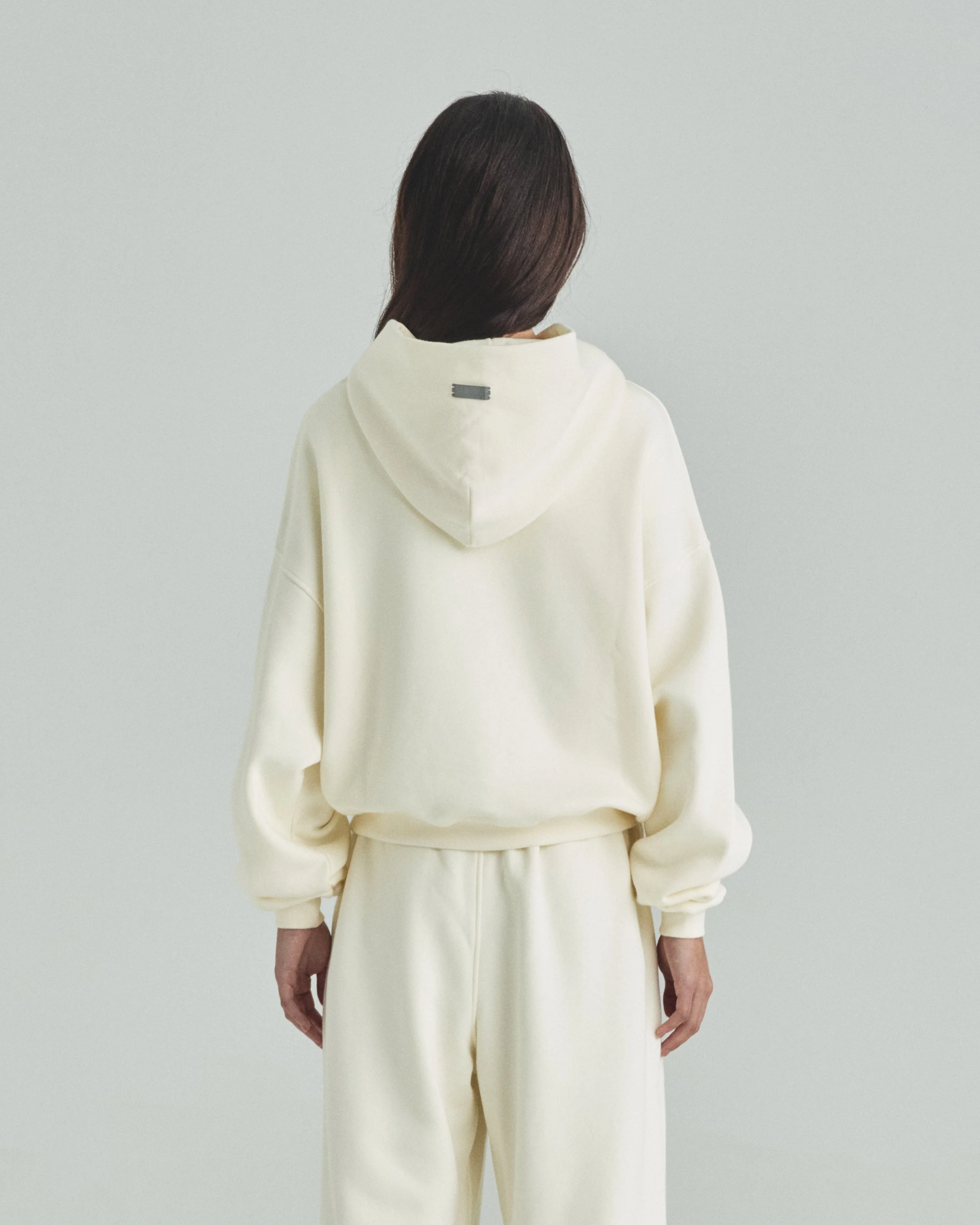 Blanks Boxy Fit Hoodie Cream - Image 9