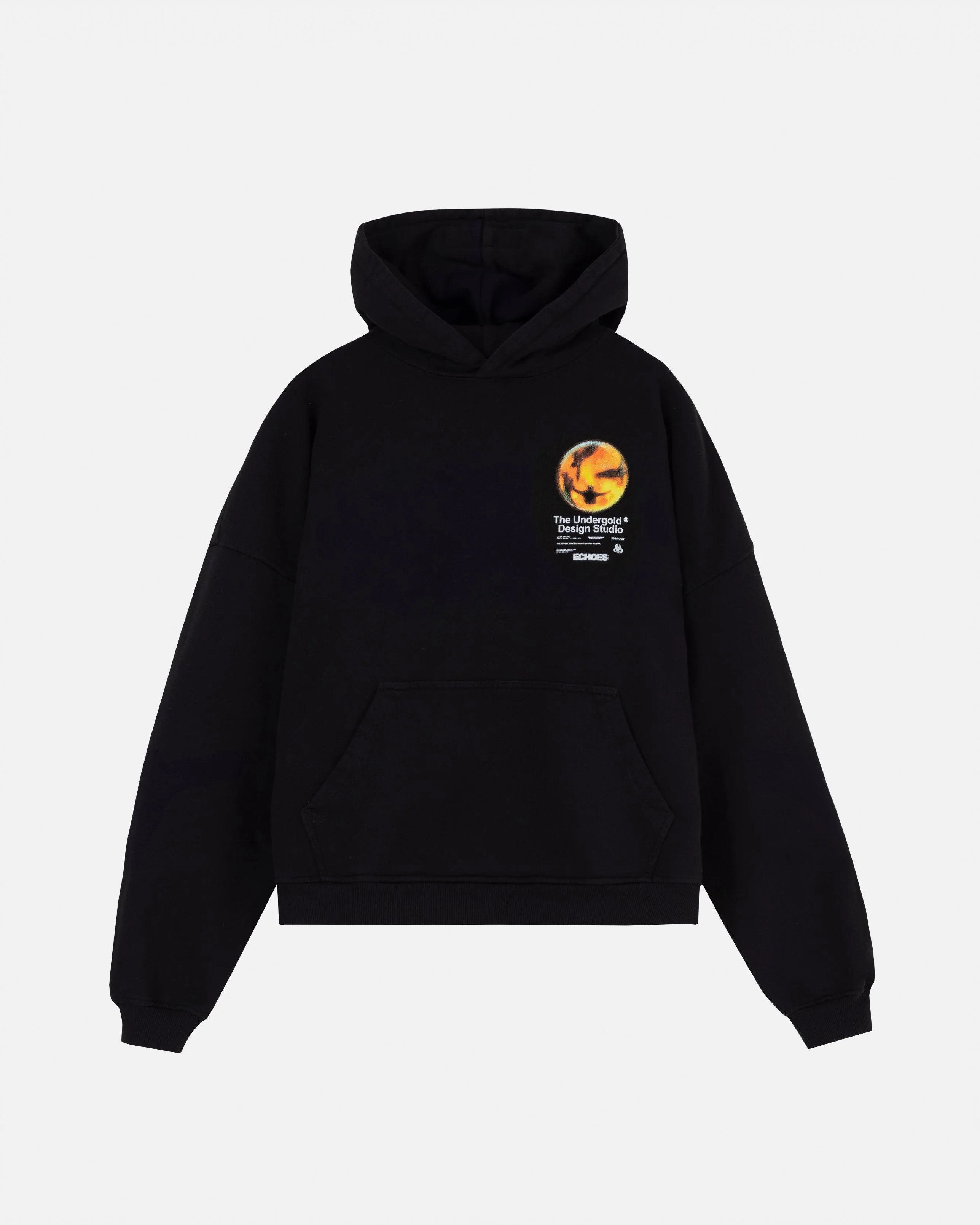 Echoes Amplitude Hoodie Black - Image 3