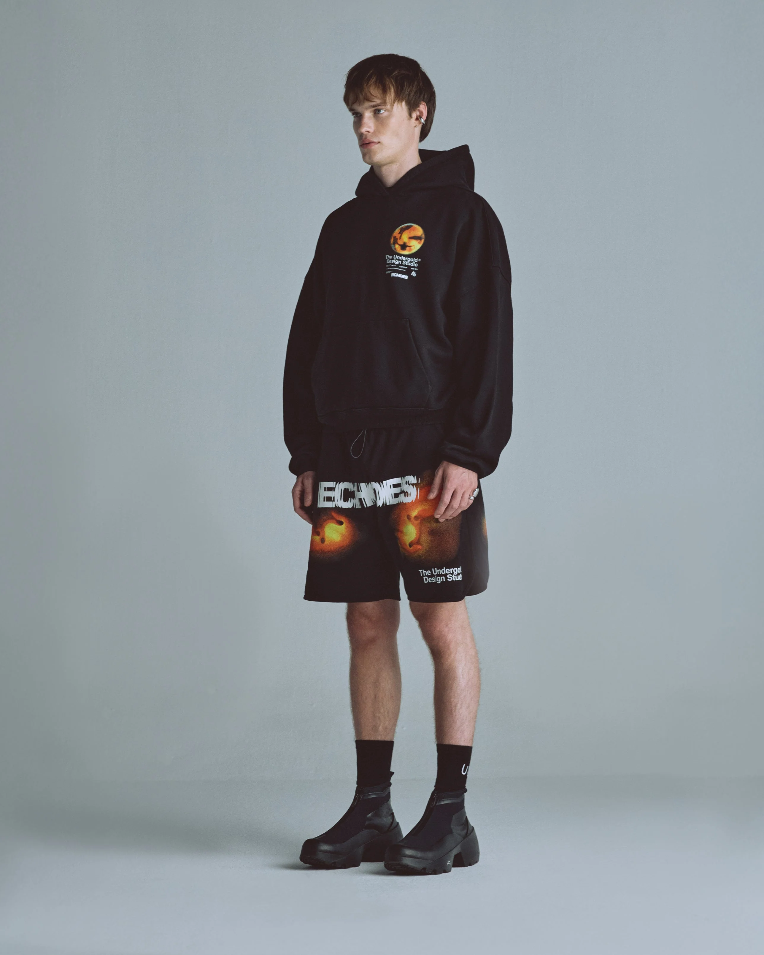 Echoes Amplitude Hoodie Black - Image 5
