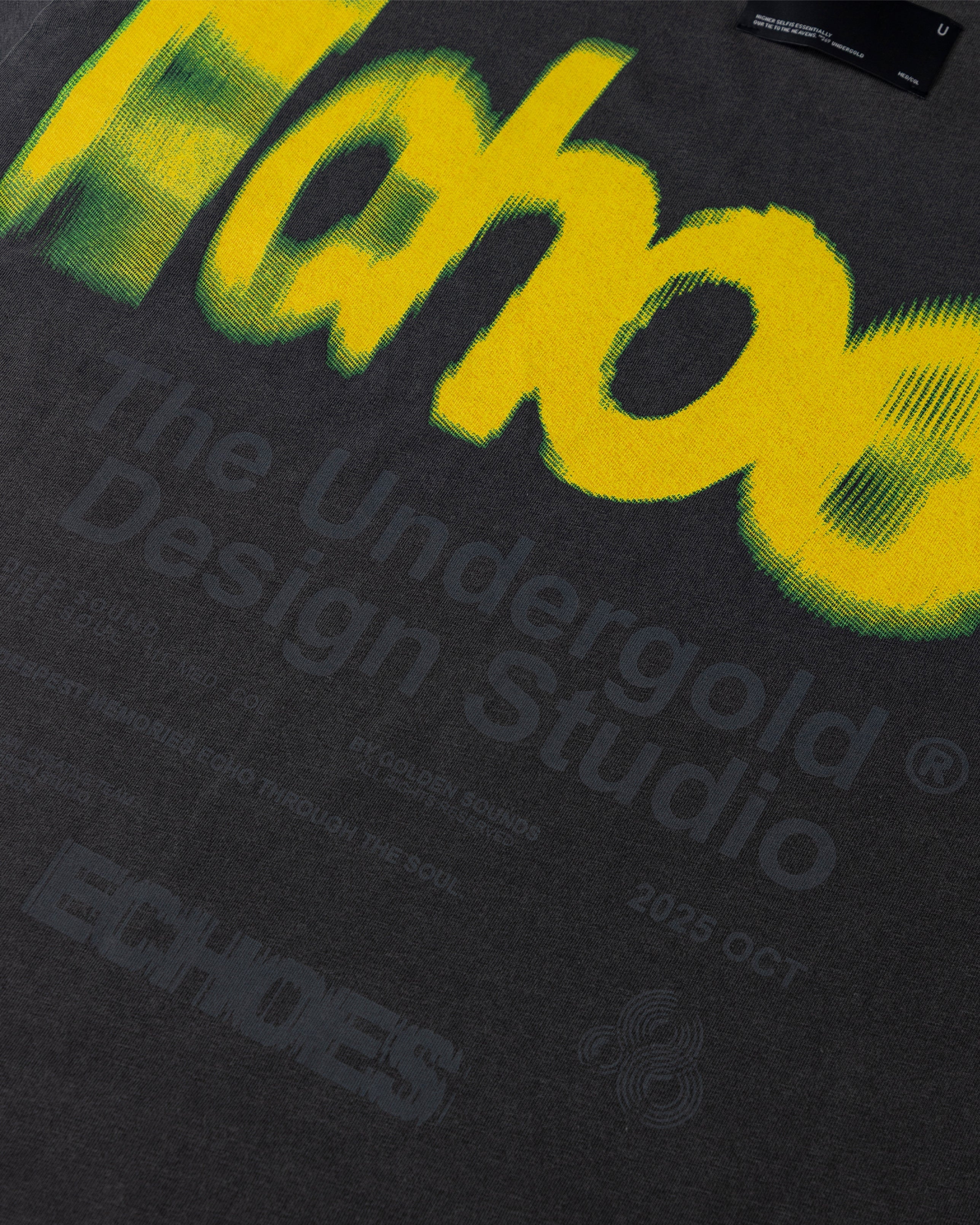 Echoes Echo Tshirt Old Washed Gray - Image 4