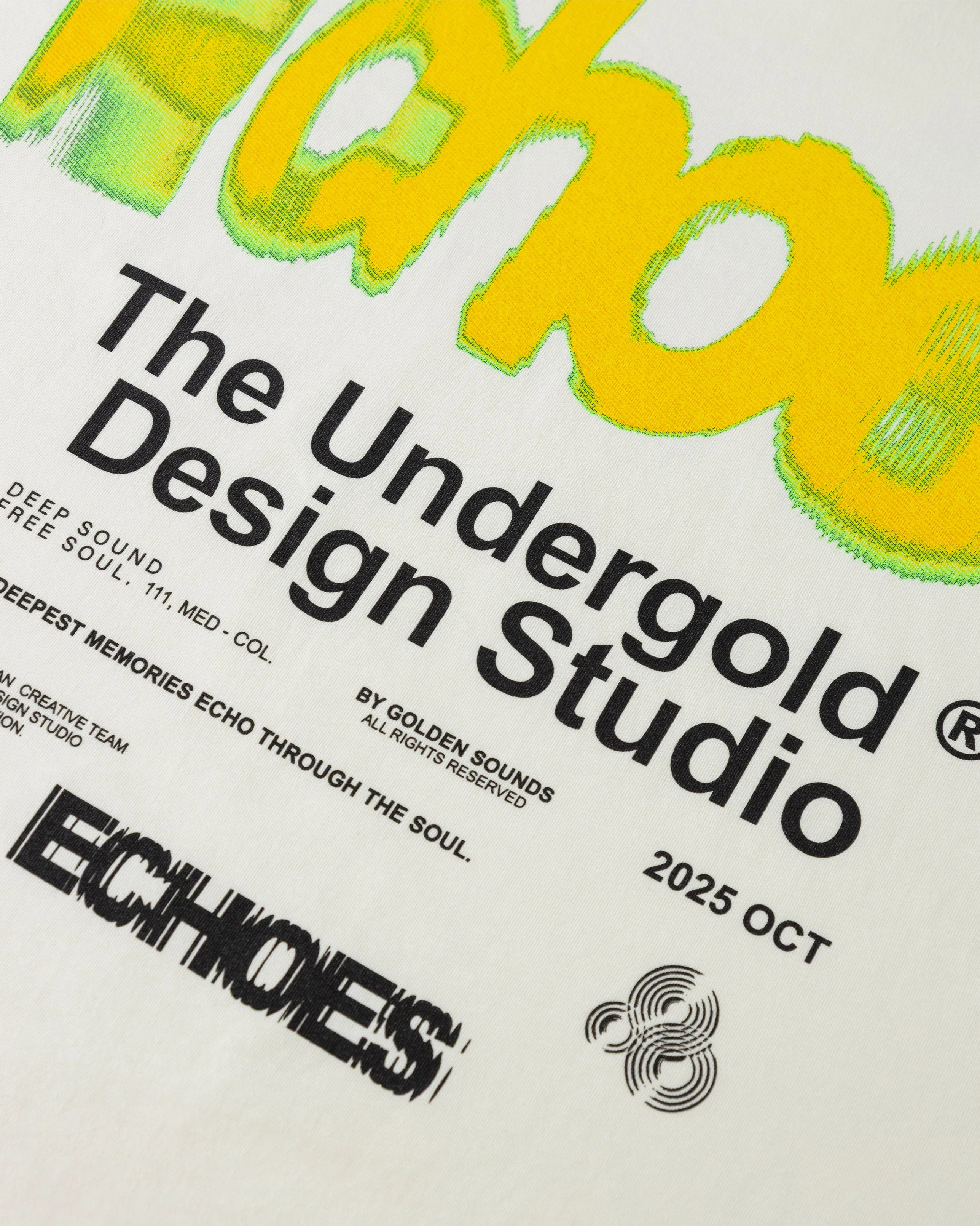 Echoes Echo Tshirt White - Image 4