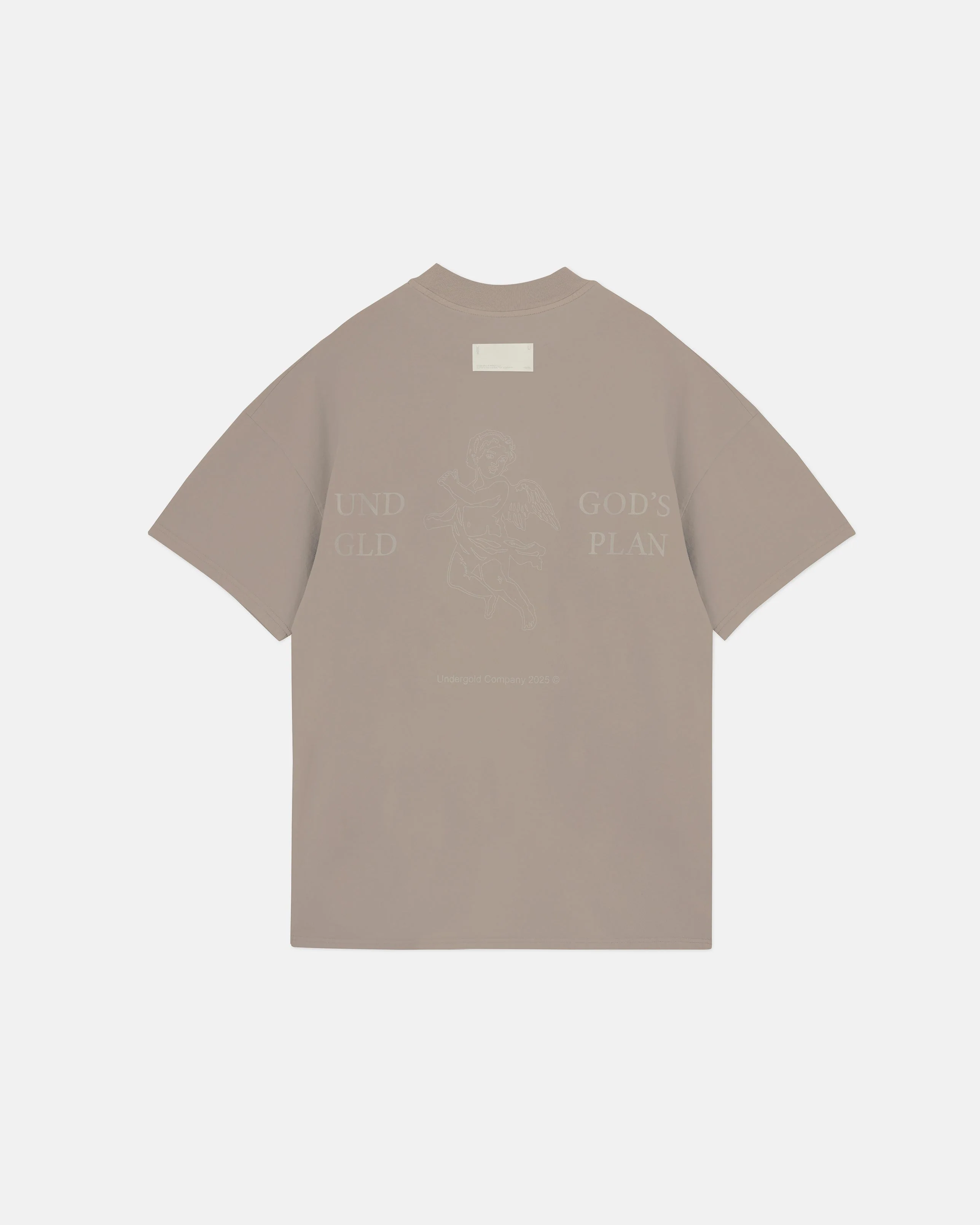 Echoes God's Plan Tshirt Light Brown - Image 3