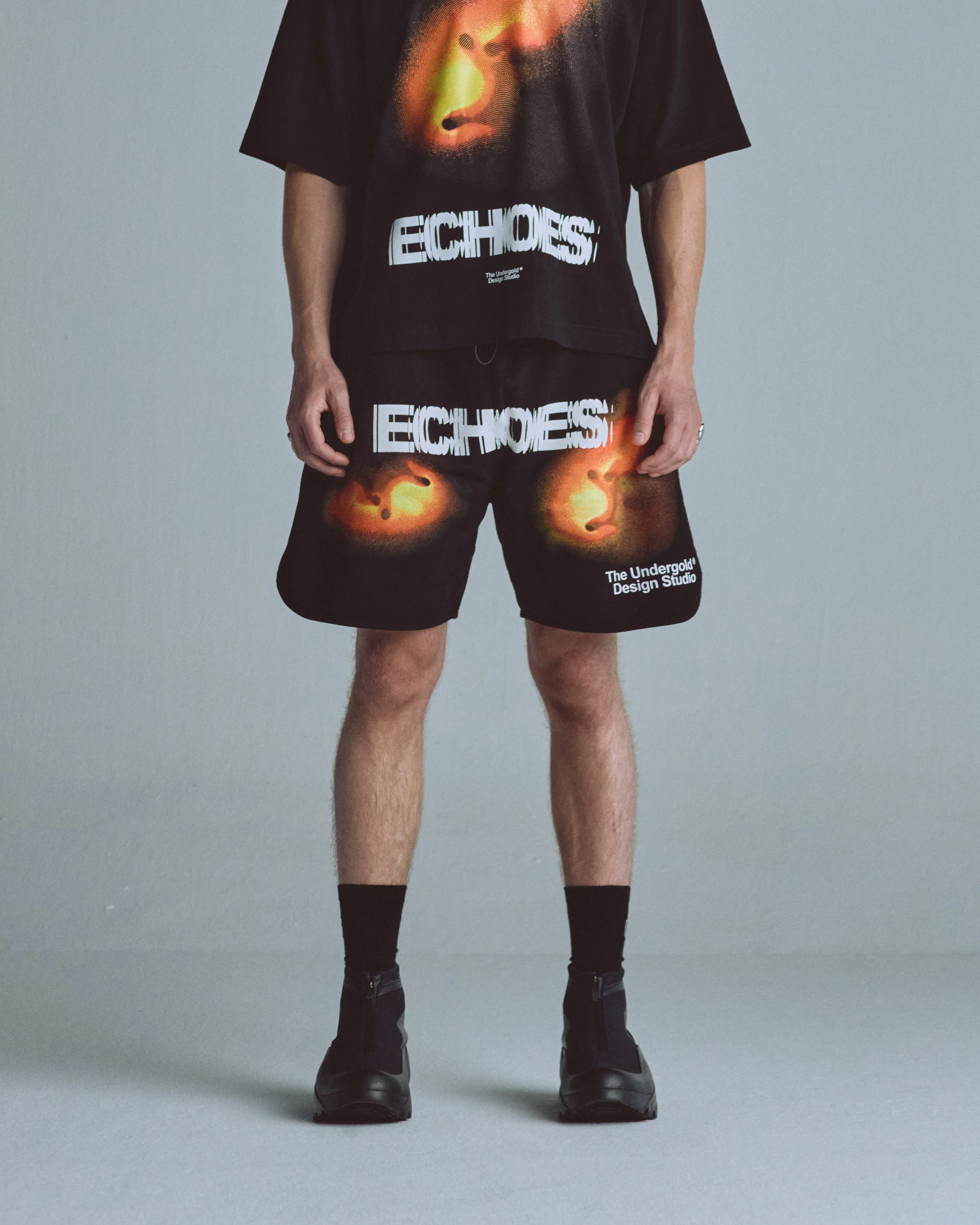 Echoes Pulse Biased Shorts Black - Image 2