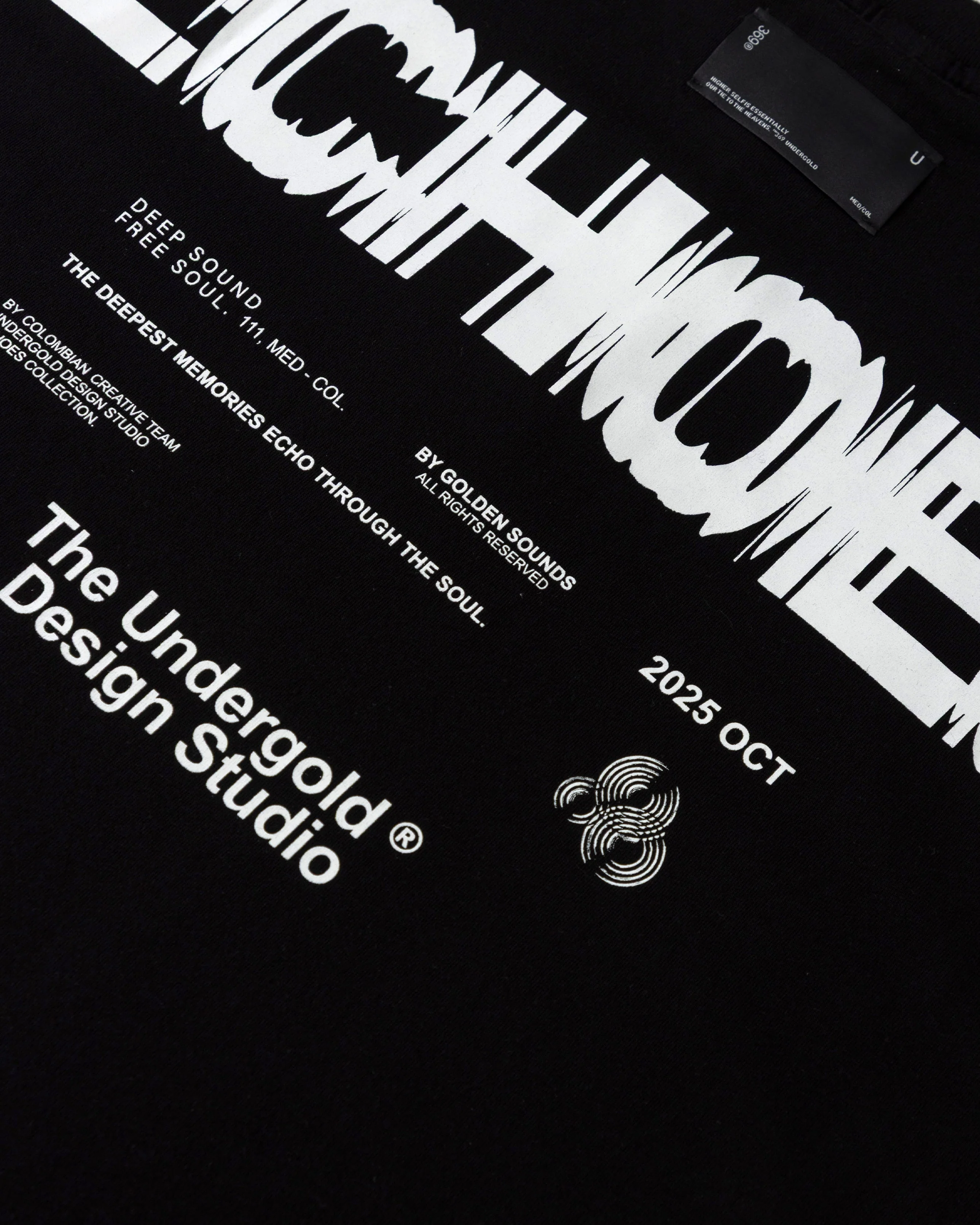 Echoes Touch Tshirt Black - Image 6