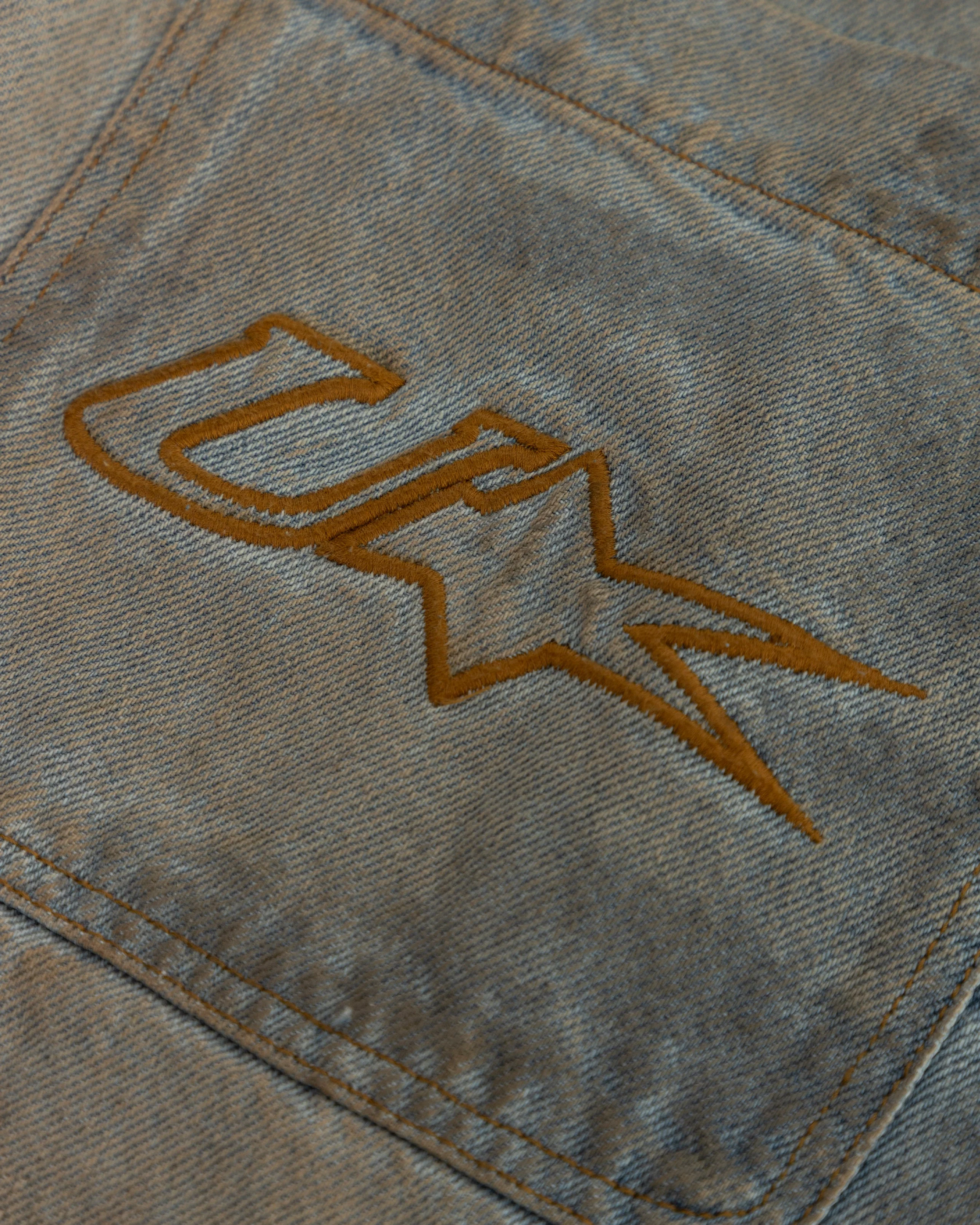 Echoes U Star Wide Jeans Washed Blue - Image 4